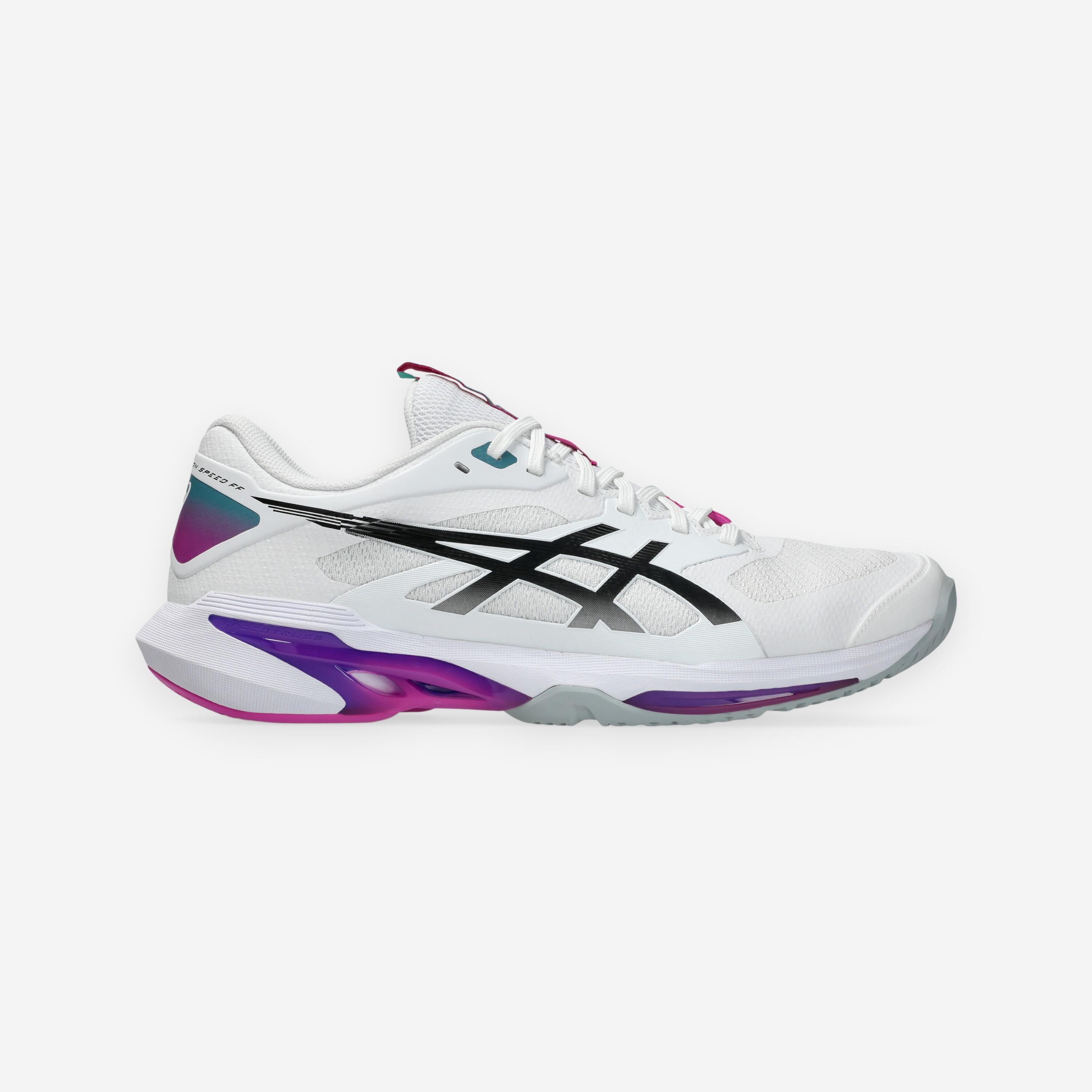Chaussures de tennis multicourt homme, Solution Speed FF 4 blanc rose 8/8