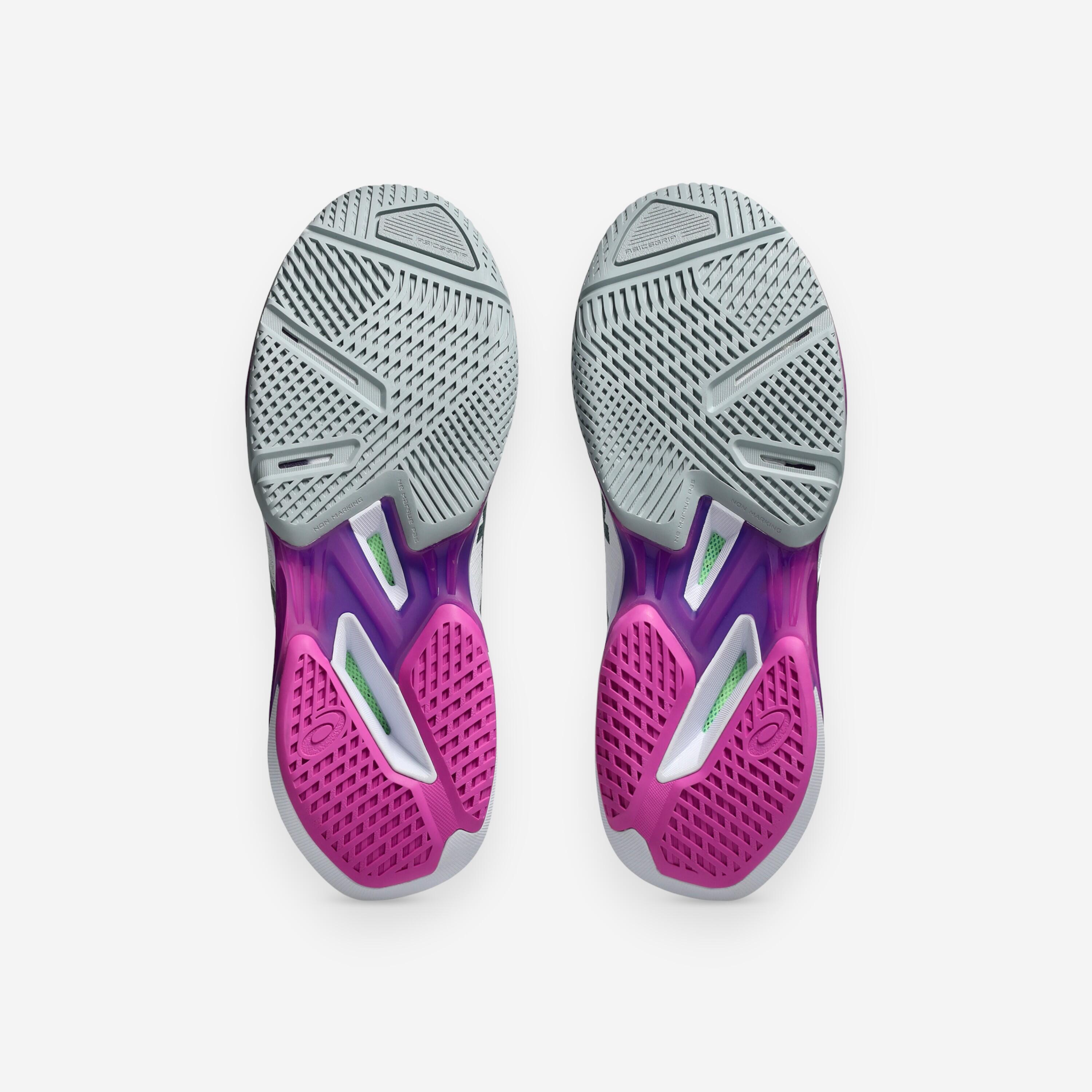 Chaussures de tennis multicourt homme, Solution Speed FF 4 blanc rose 4/8