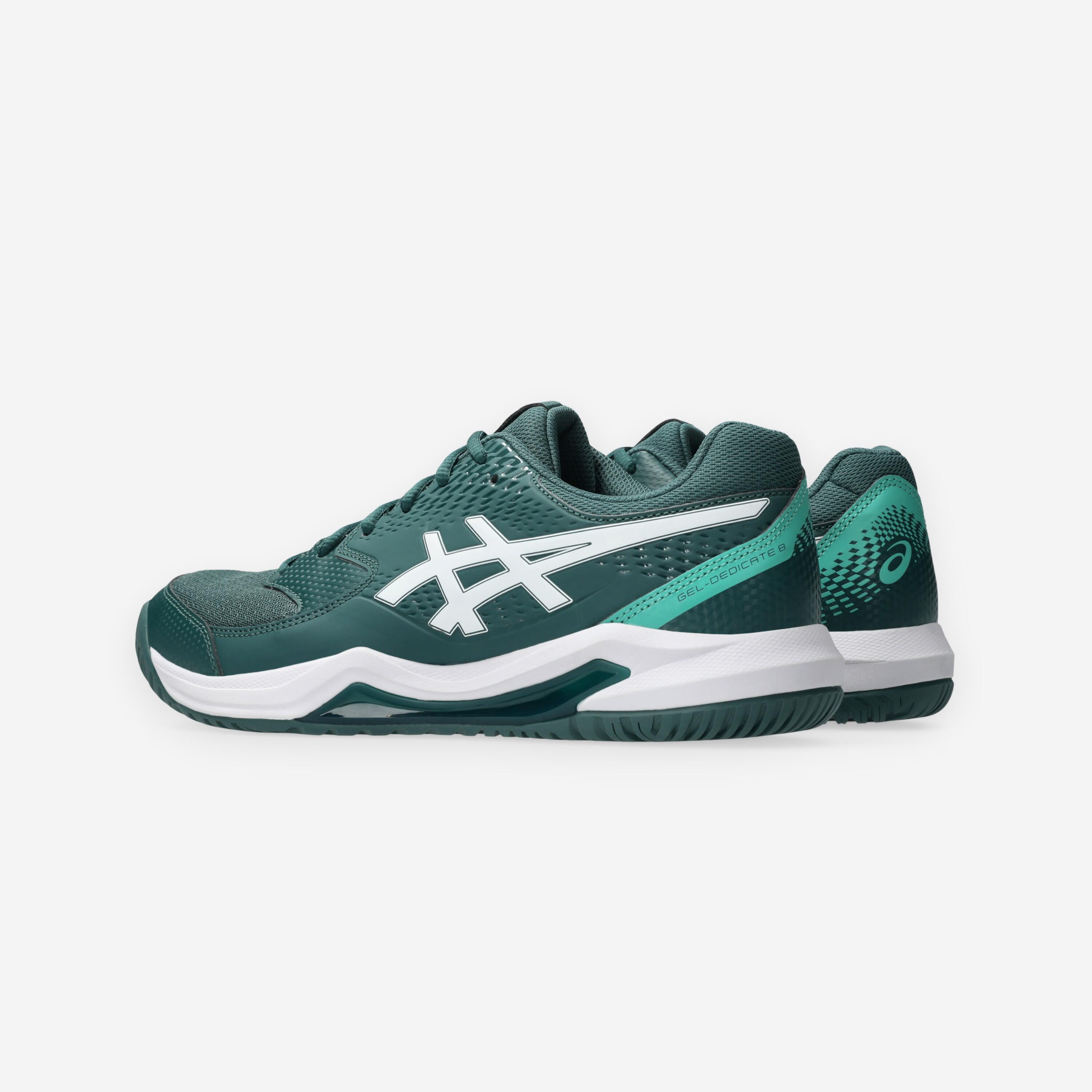 Multicourt-Tennisschuhe Herren - Gel Dedicate 8 grün 6/8