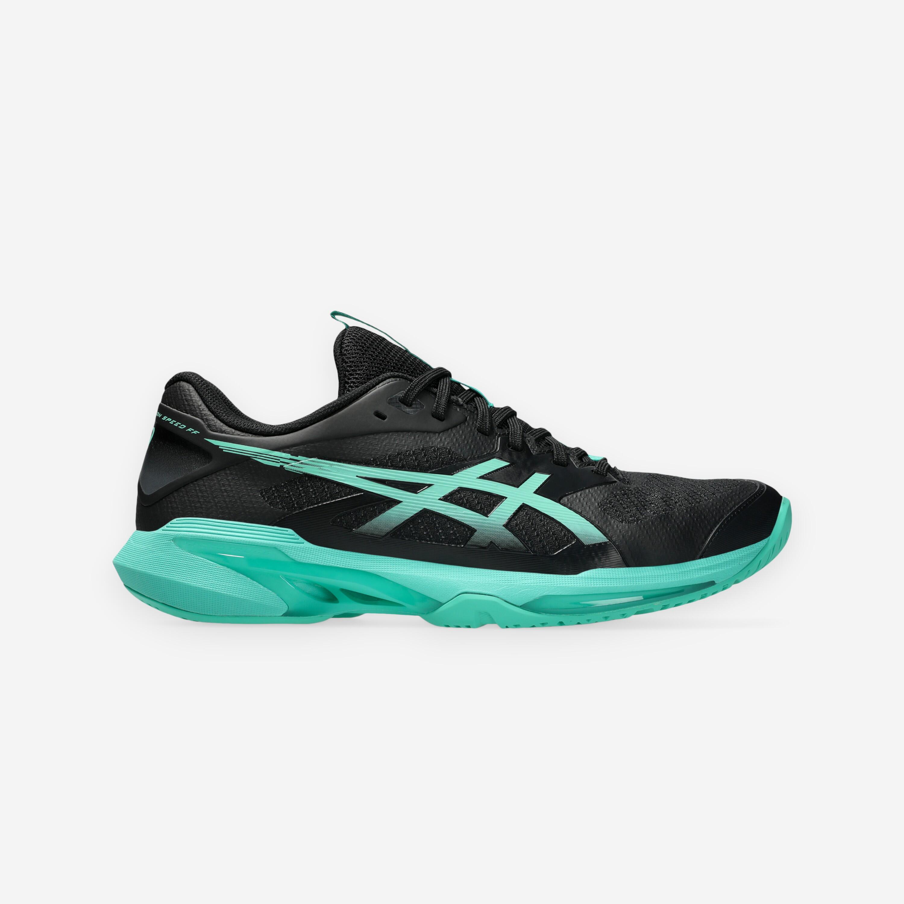 Chaussures de tennis multicourt homme, Solution Speed FF 4 noir vert 8/8