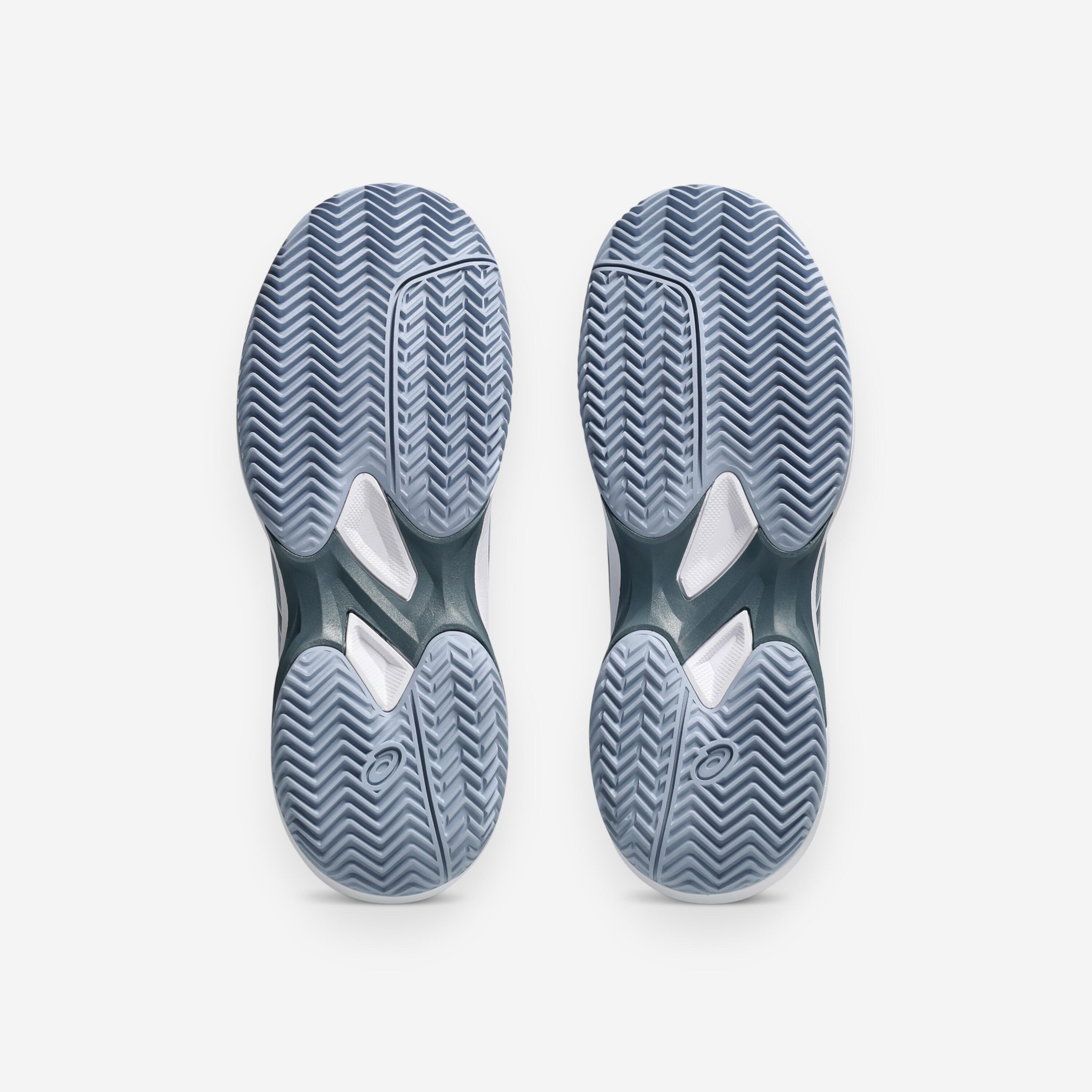 Chaussures de tennis terre battue enfant, Gel Game 10 GS Gris 4/8