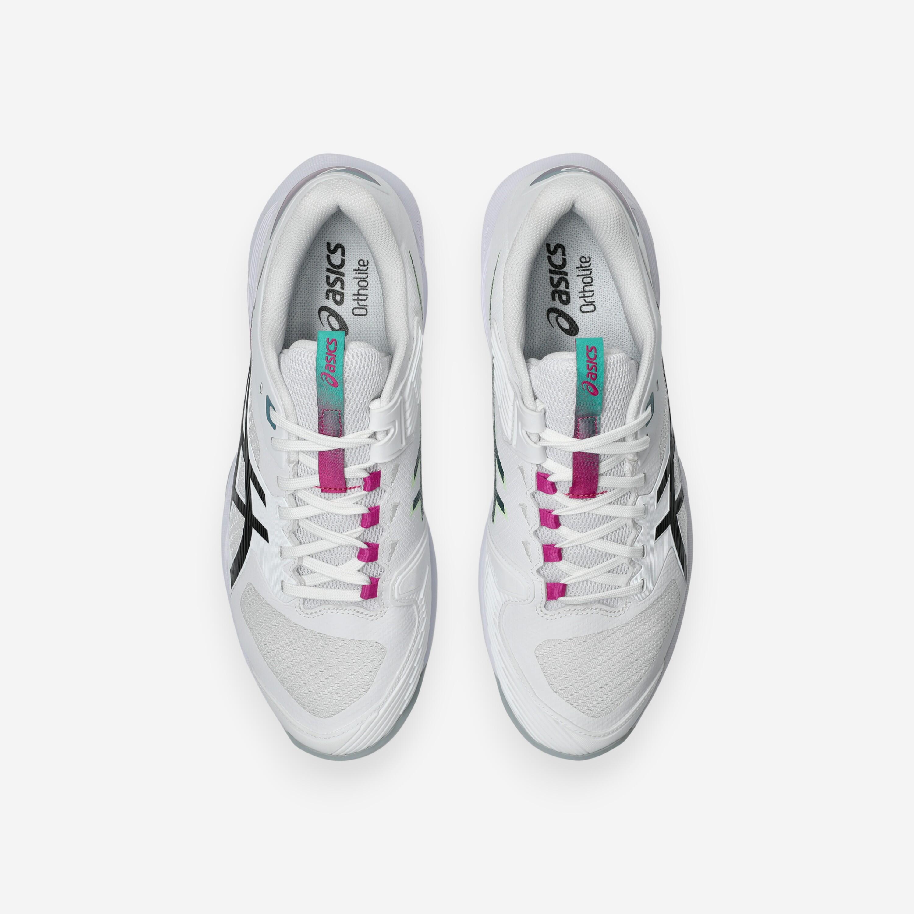 Chaussures de tennis multicourt homme, Solution Speed FF 4 blanc rose 3/8