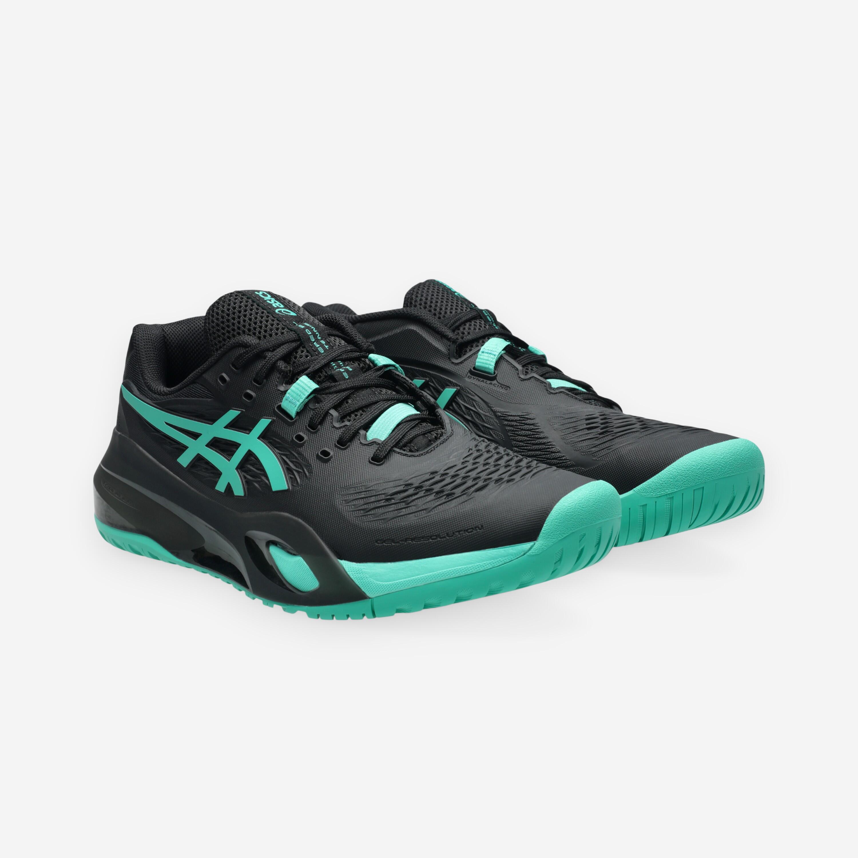 Gel Resolution X Herren Multicourt Tennisschuh schwarz grün 2/8