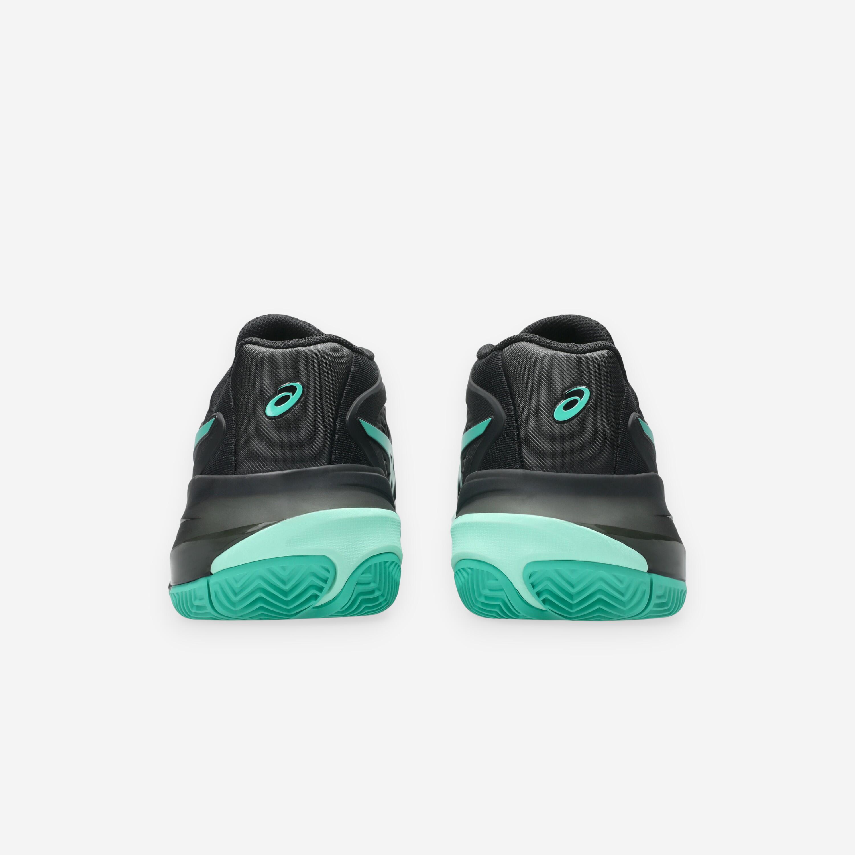 Chaussures de tennis terre battue homme, Gel Resolution X noir vert 5/8