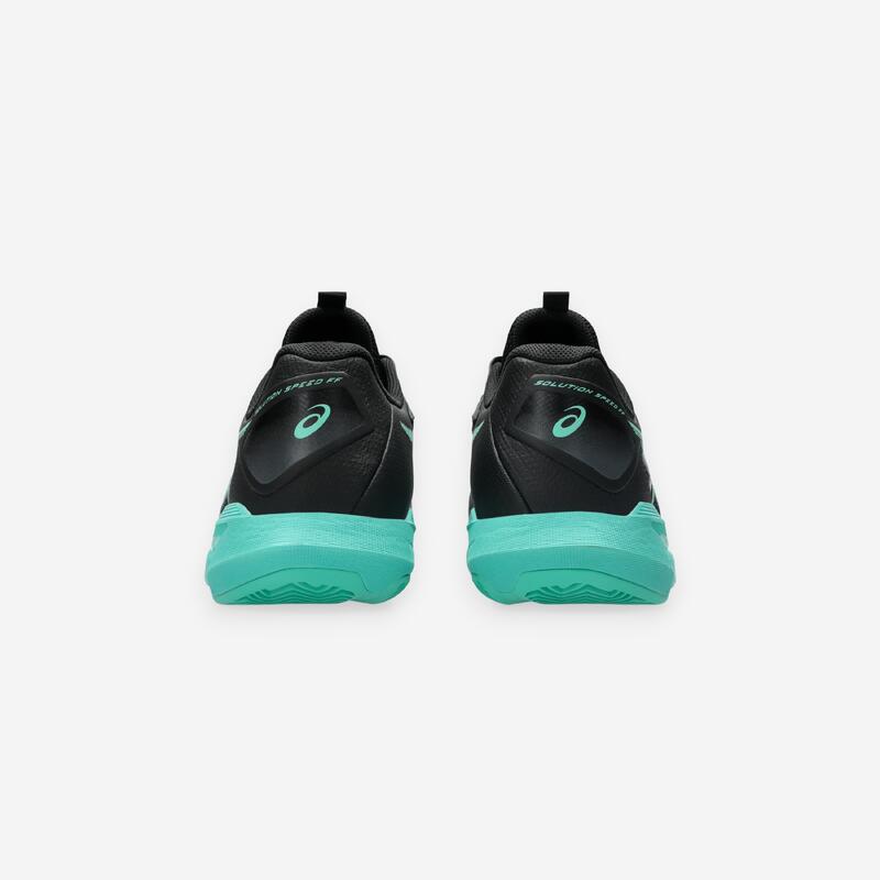 Încălțăminte de tenis pe zgură Asics Solution Speed FF 4 Negru-Verde Bărbați