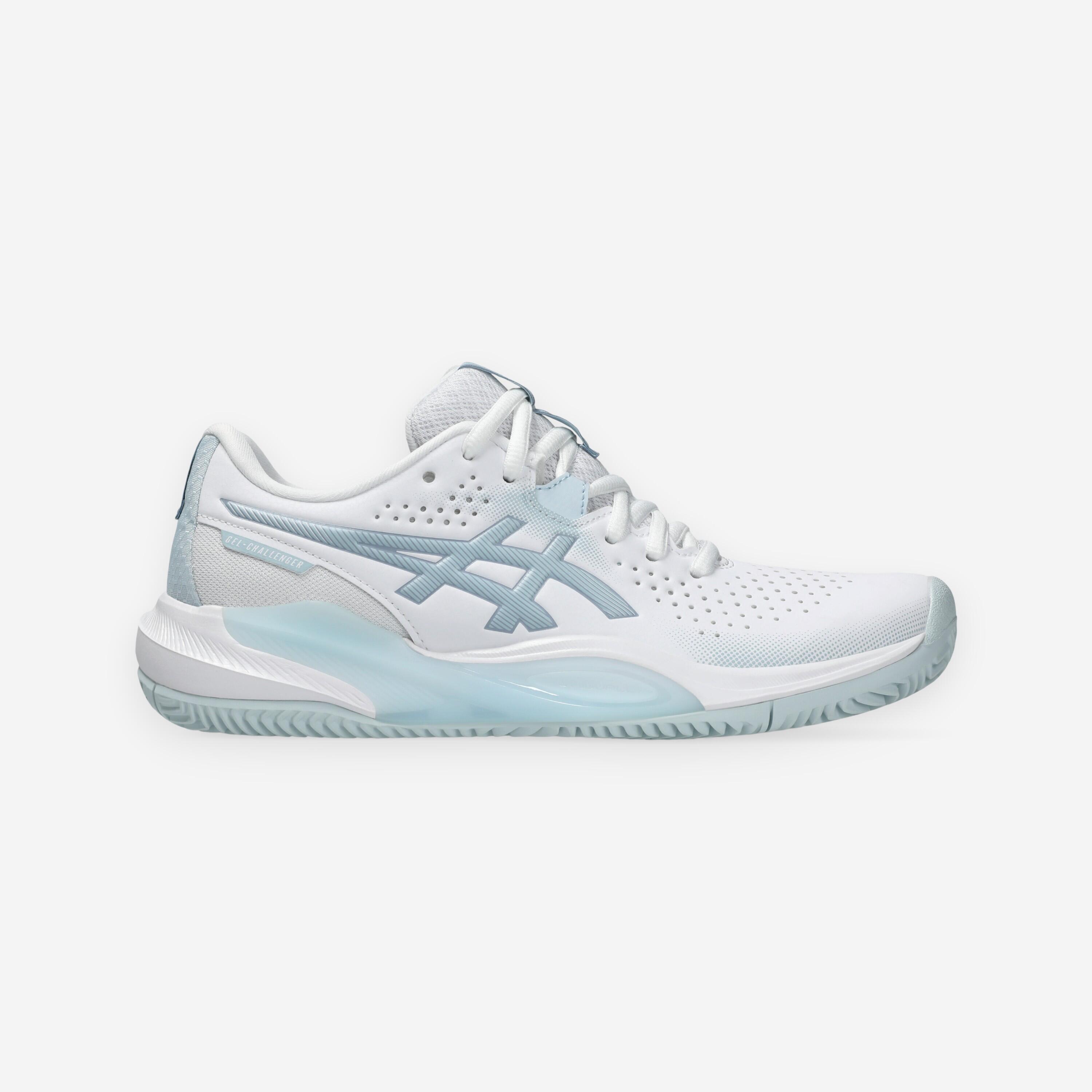 Gel Challenger 15 Damen Sandplatz Tennisschuh Weiss Blau 8/8