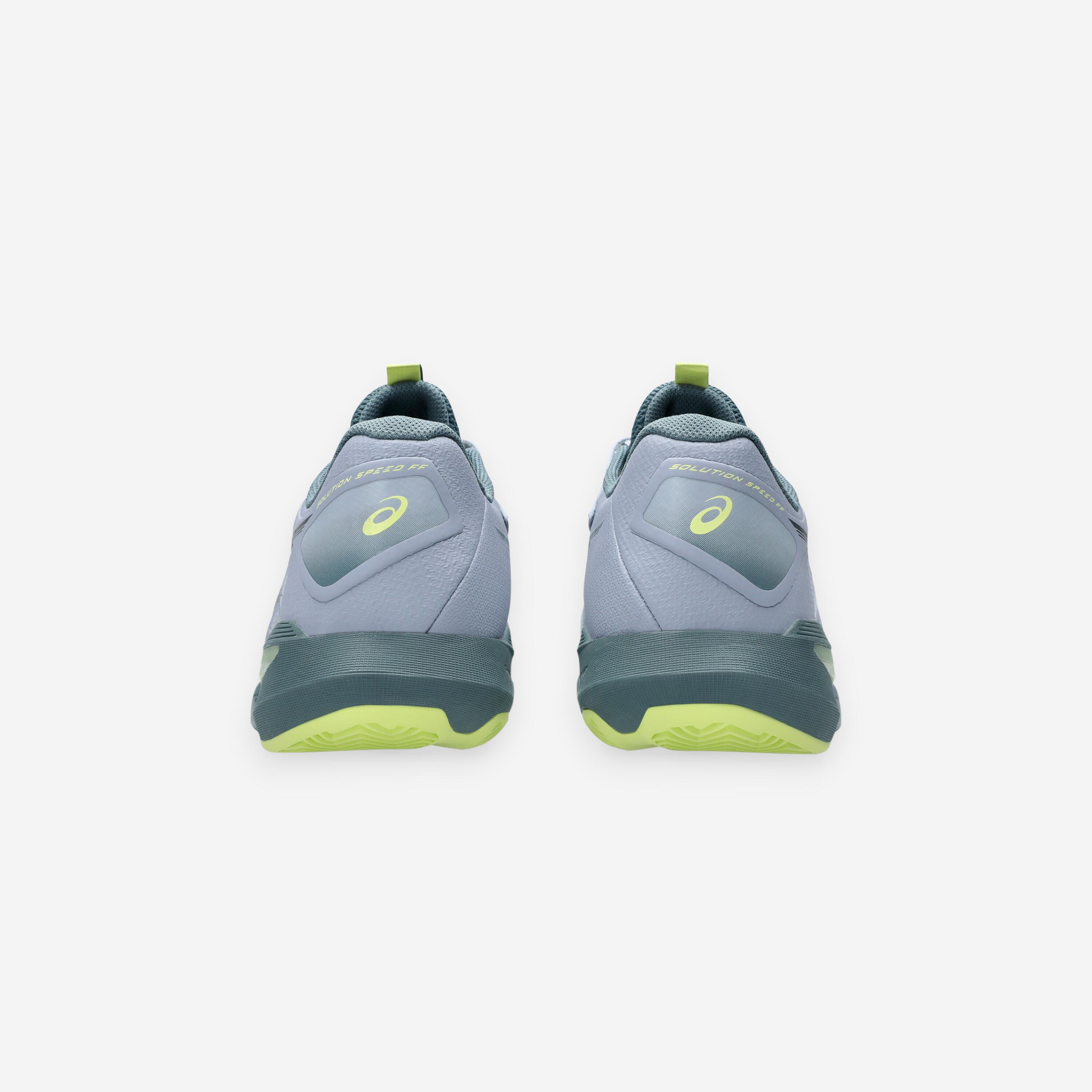 Solution Speed FF 4 Herren Sandplatz Tennisschuh Grau Gelb 5/8