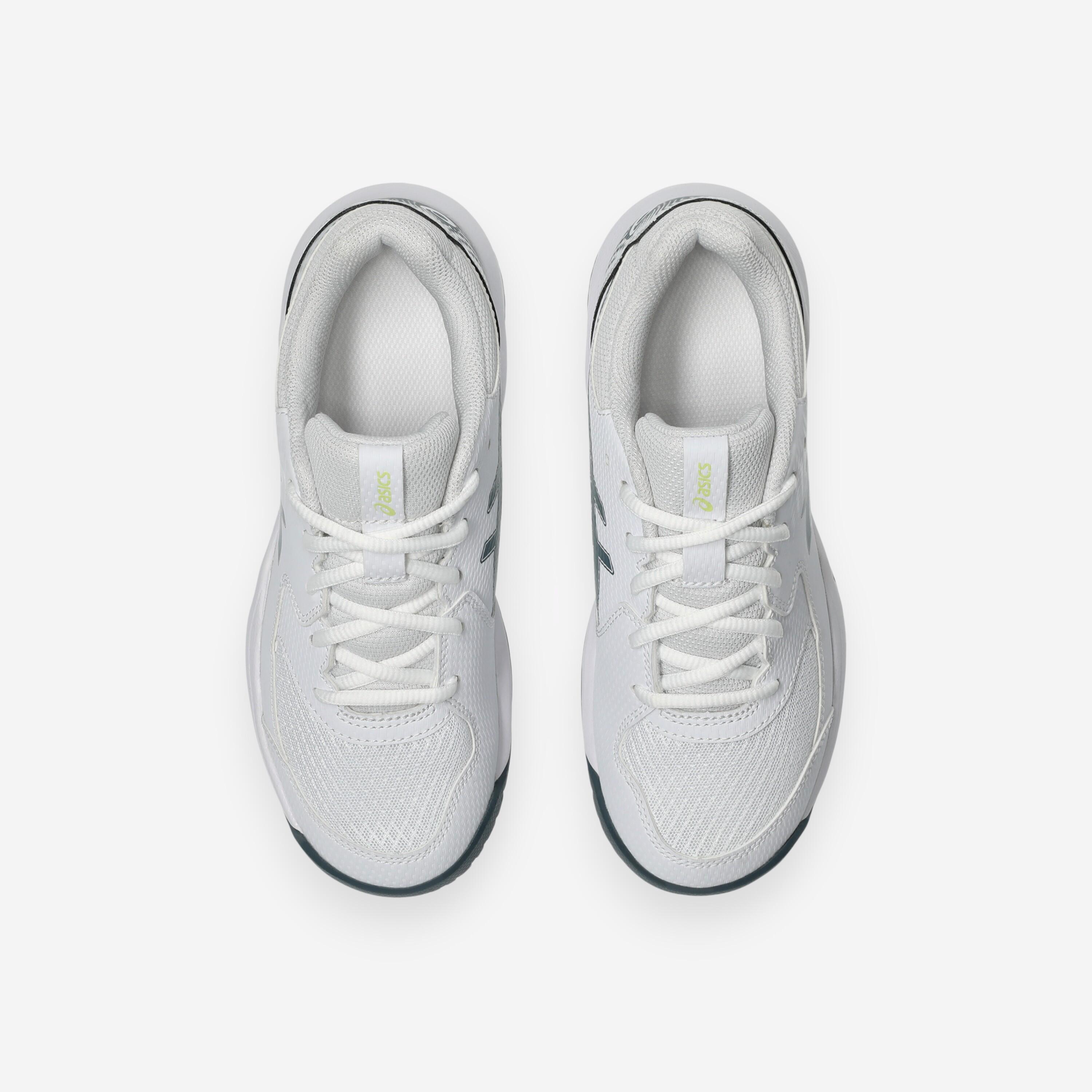 Chaussures de tennis multicourt enfant, Dedicate Jr Blanc 3/8