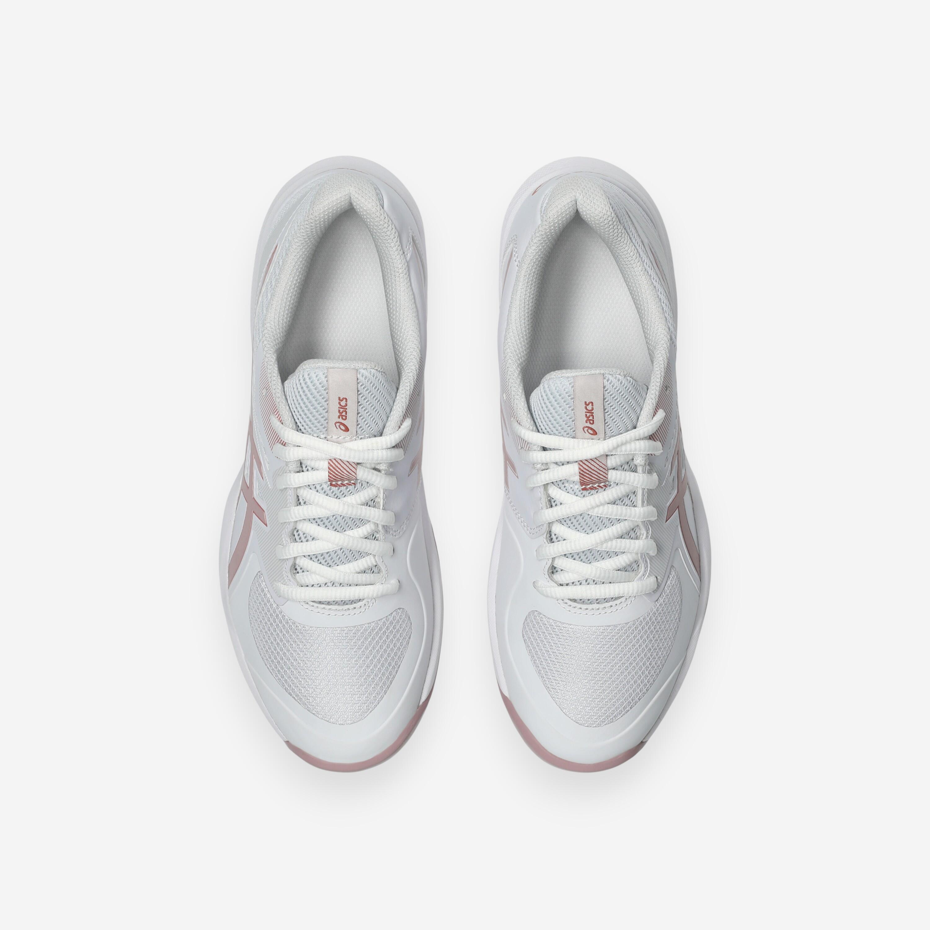 Chaussures de tennis terre battue femme, Game FF 10 blanc rose 3/8