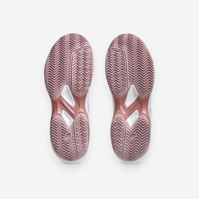 Încălțăminte de tenis pe zgură Asics Game FF 10 Alb-Roz Damă