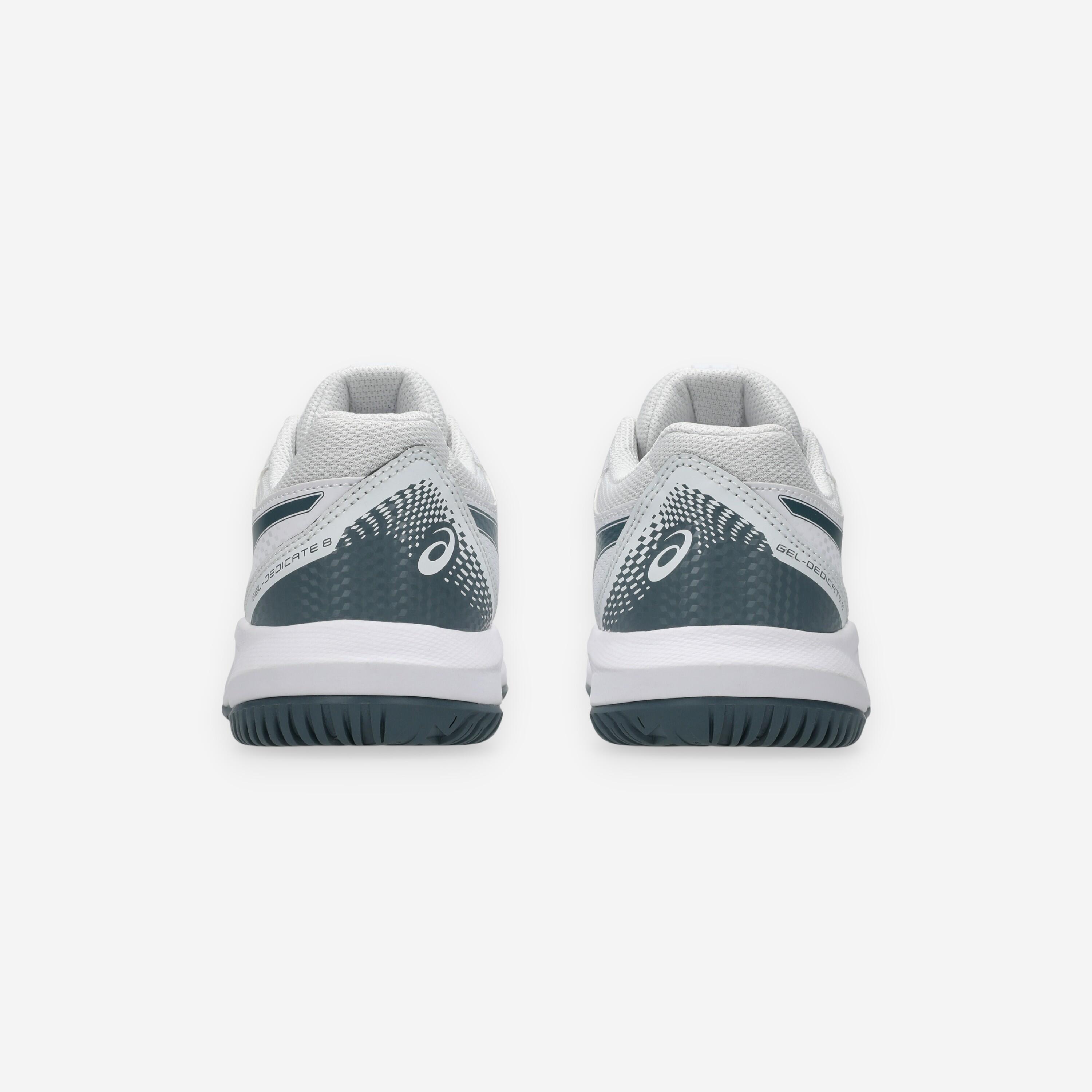 Chaussures de tennis multicourt enfant, Dedicate Jr Blanc 5/8