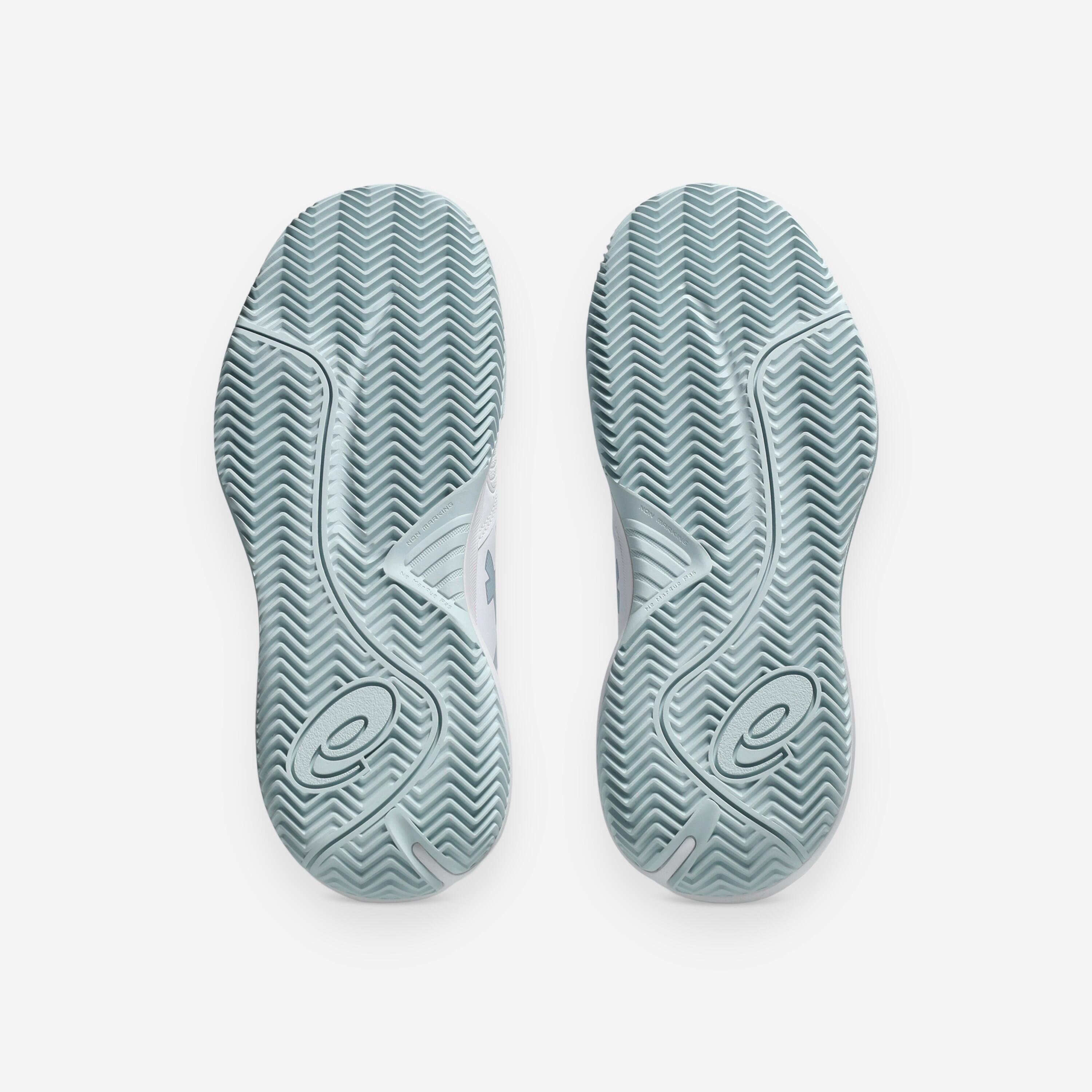 Gel Challenger 15 Damen Sandplatz Tennisschuh Weiss Blau 4/8