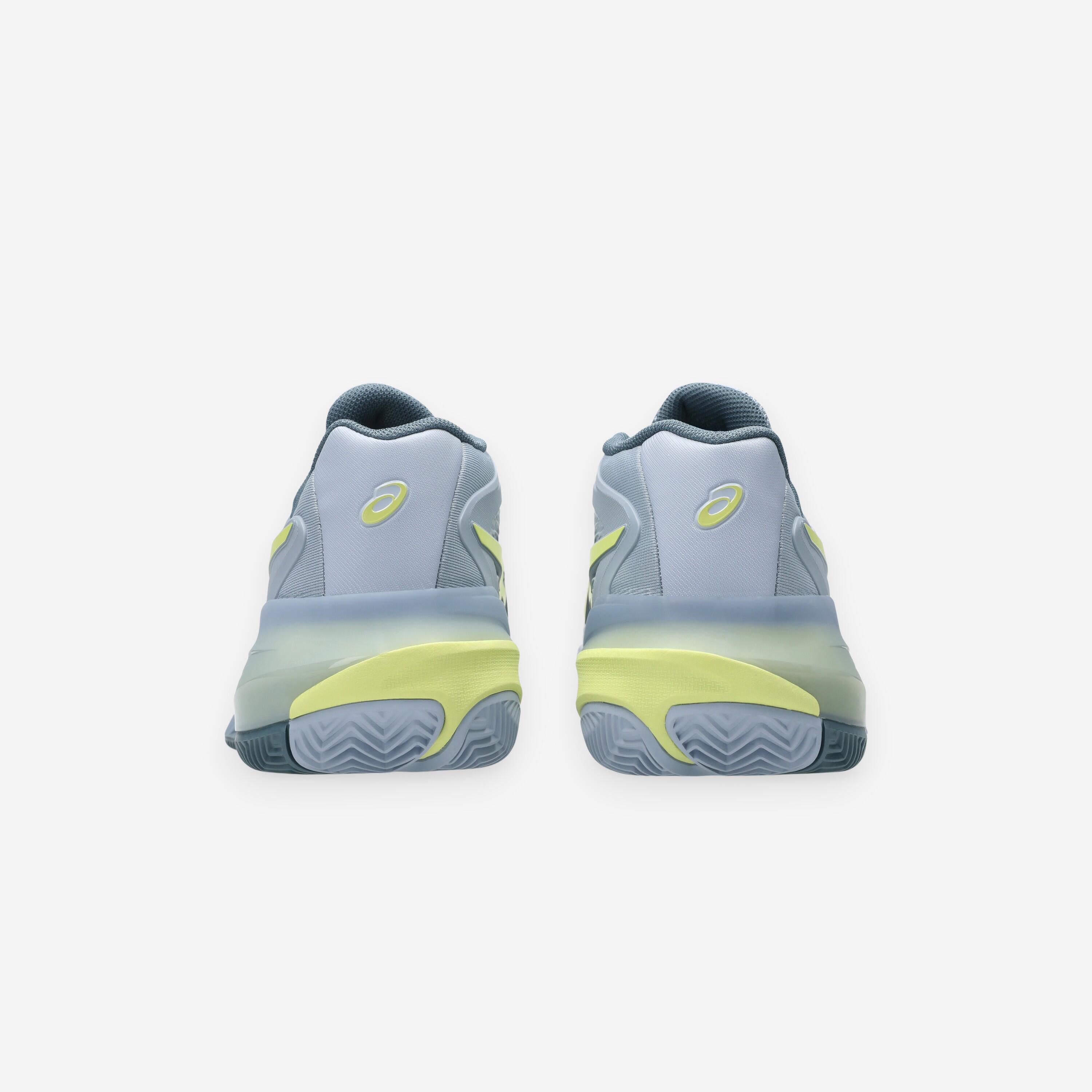 Herren Sandplatz Tennisschuh, Gel Resolution X Grau Gelb 5/8