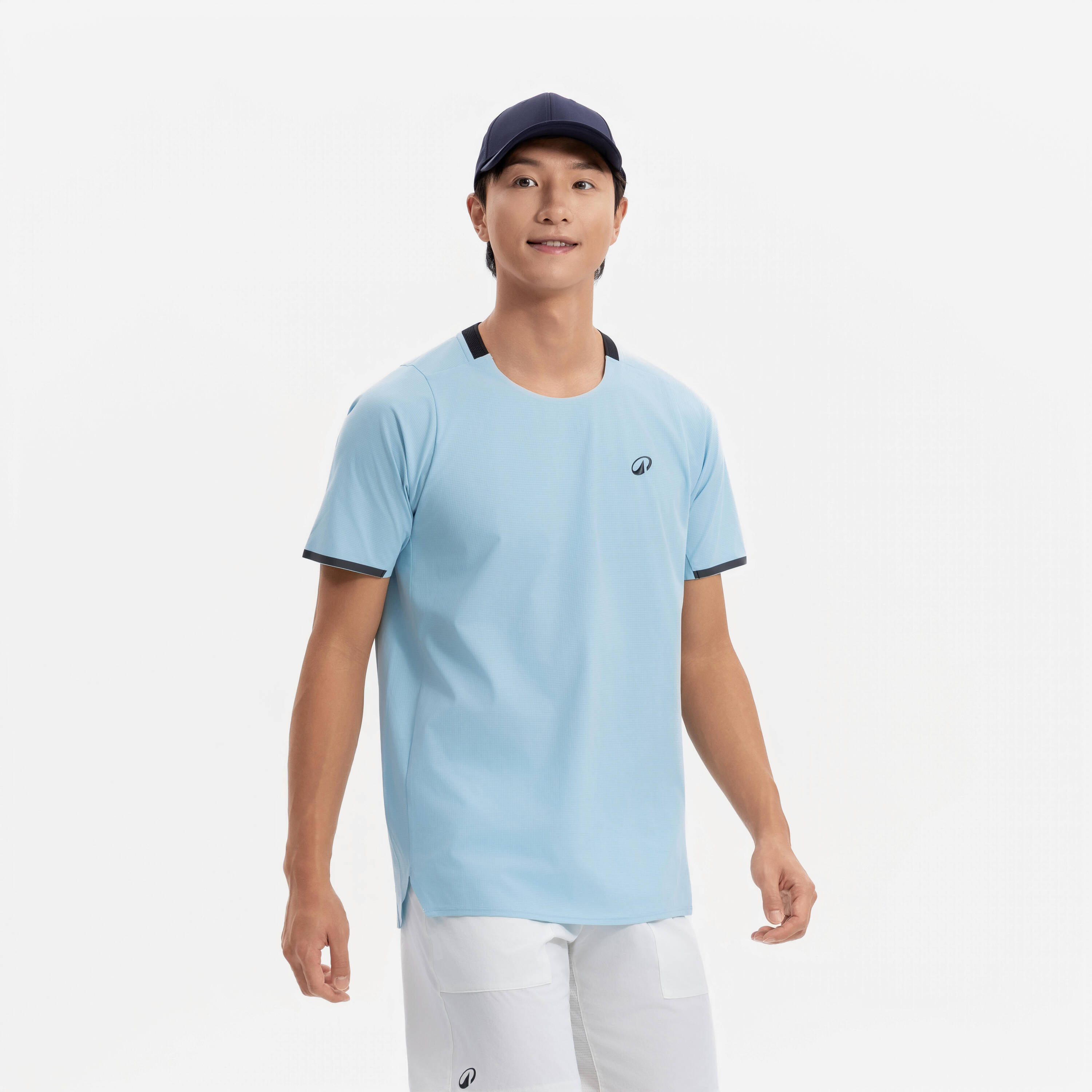 Men's Breathable Tennis T-Shirt Dry+ - Blue -  1