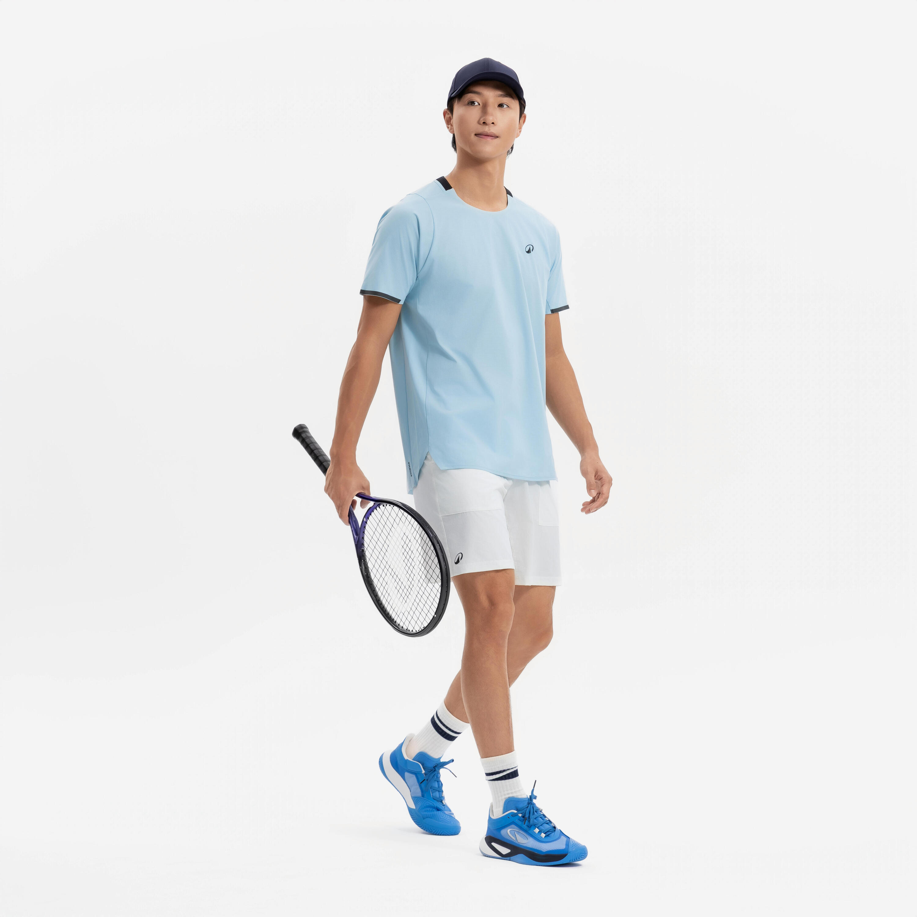 T-shirt de tennis respirant homme, Dry+ 2/7