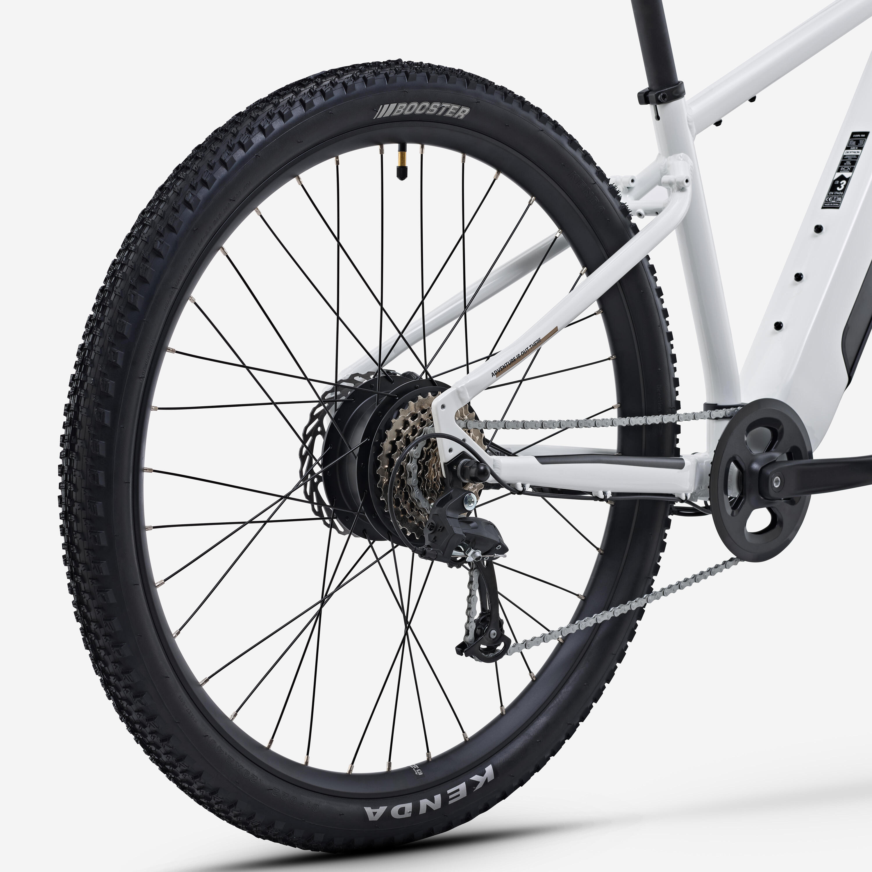 Elektro-Touren-Mountainbike  29" Aluminiumrahmen, E-Expl 100 weiss 5/7