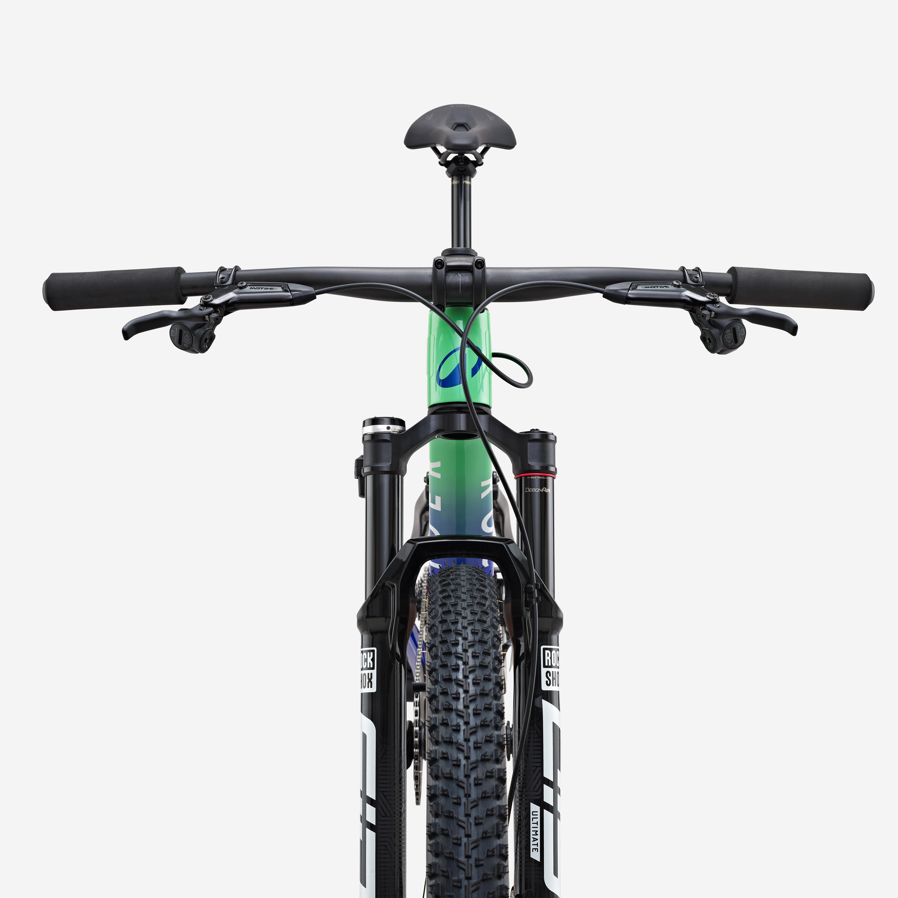 BTT Suspensão Integral XC 29" Quadro em Carbono RACE 940 S TEAM Azul/Verde 8/8