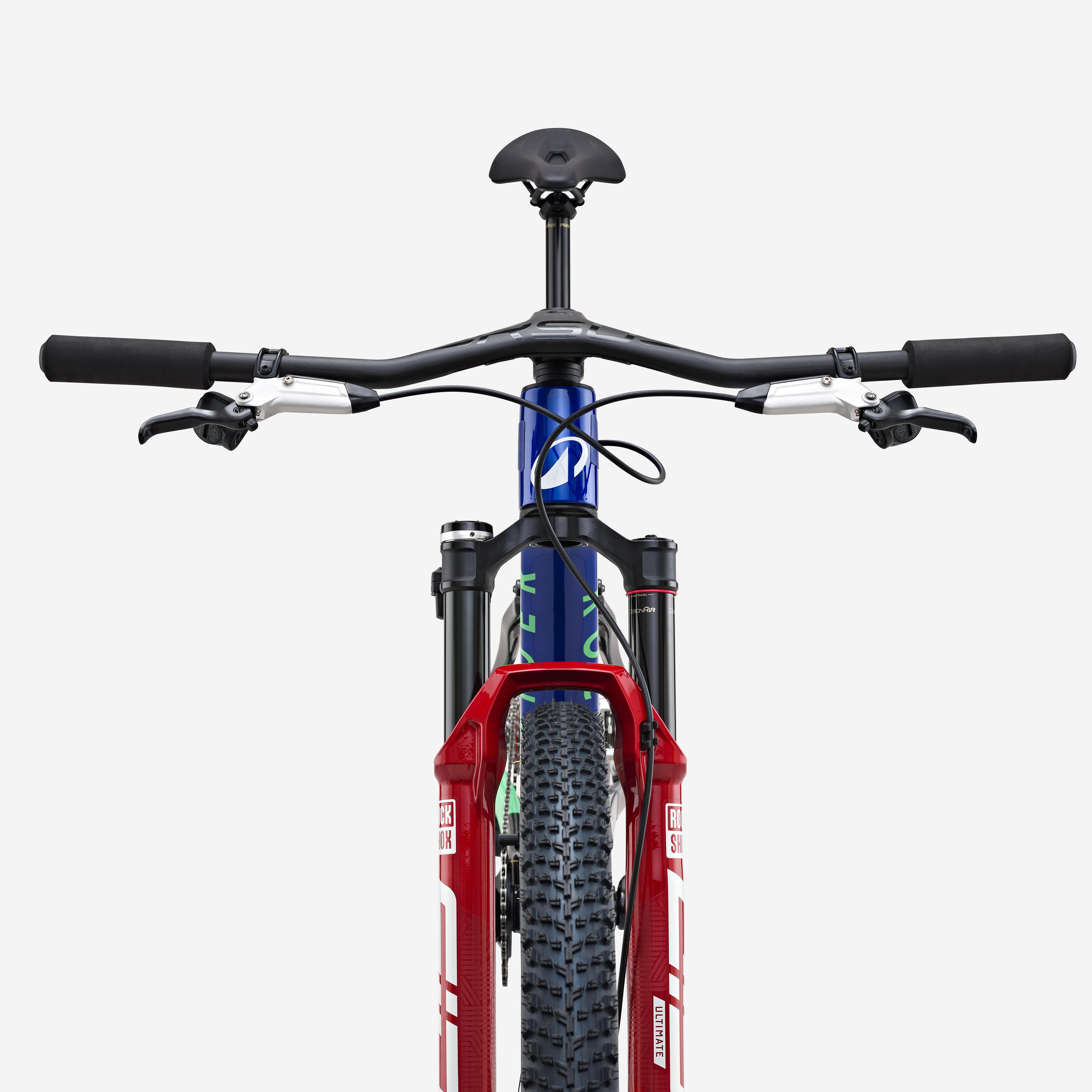 Vélo VTT tout-suspendu XC 29" cadre carbone, RACE 940 S PRO TEAM bleu vert rouge 8/8