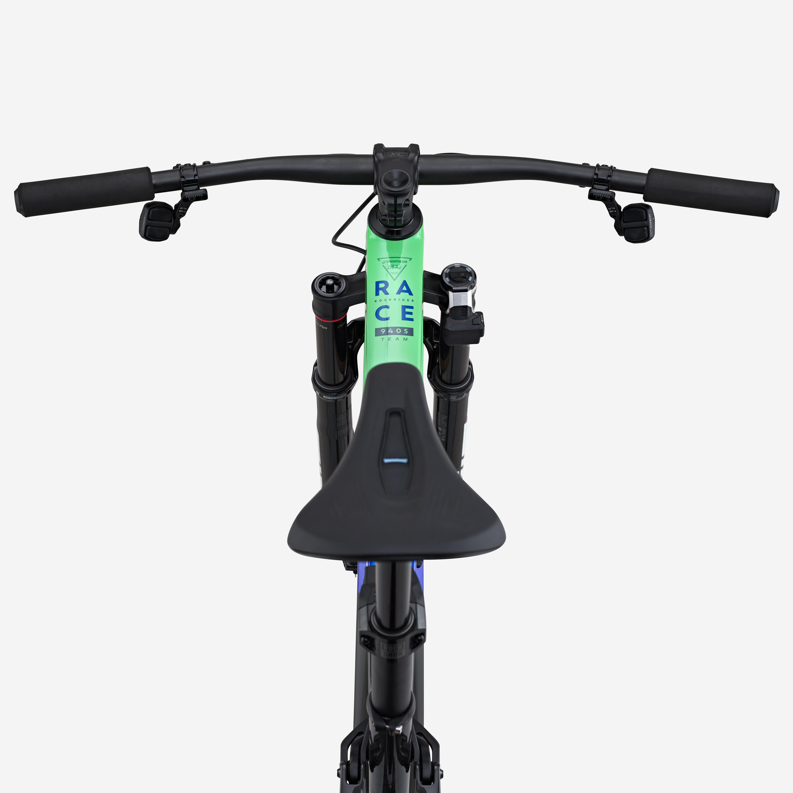 BTT Suspensão Integral XC 29" Quadro em Carbono RACE 940 S TEAM Azul/Verde 7/8