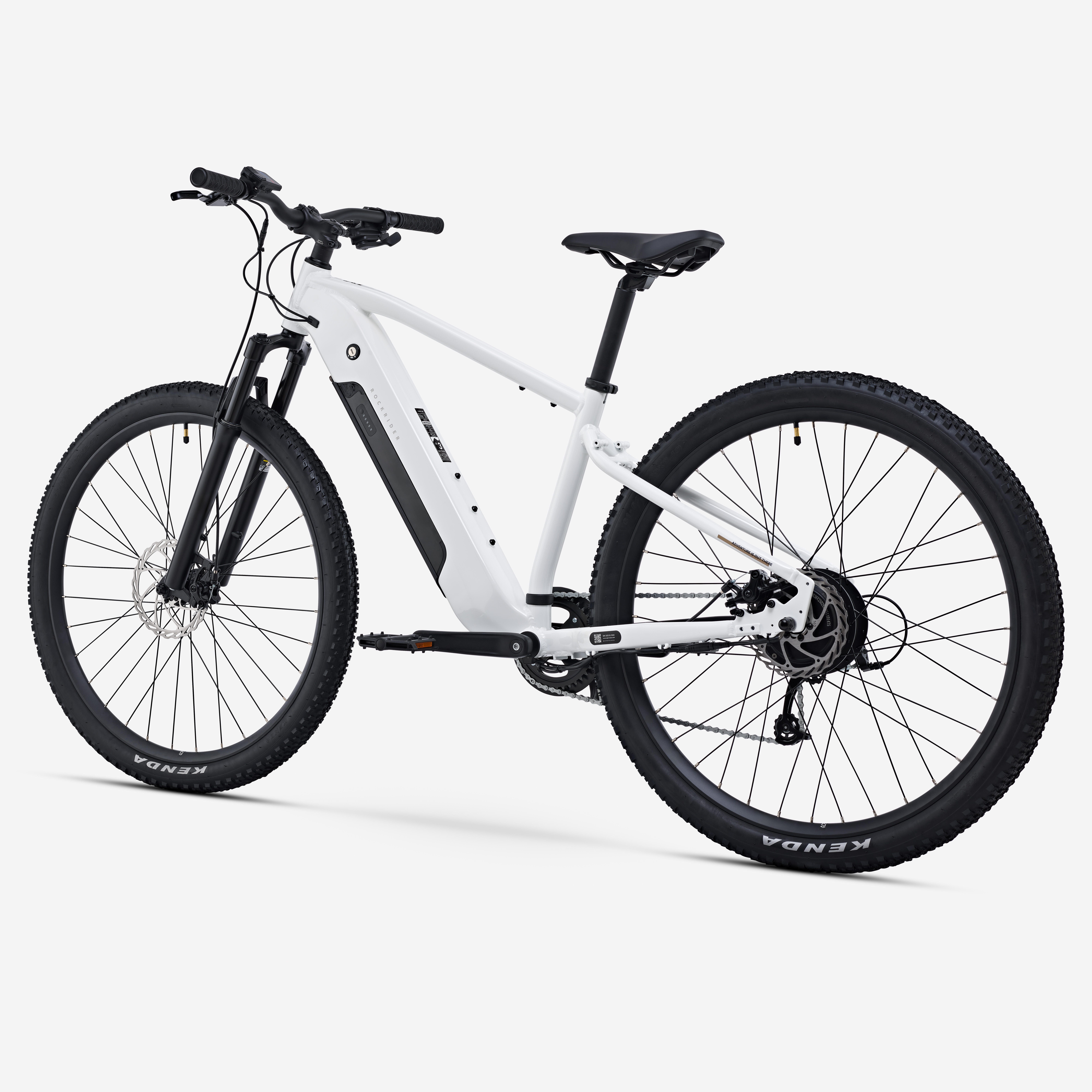 ROCKRIDER Horský elektrobicykel E-EXPL 100 29" hliníkový rám béžový L (175-184 cm) · záber 4