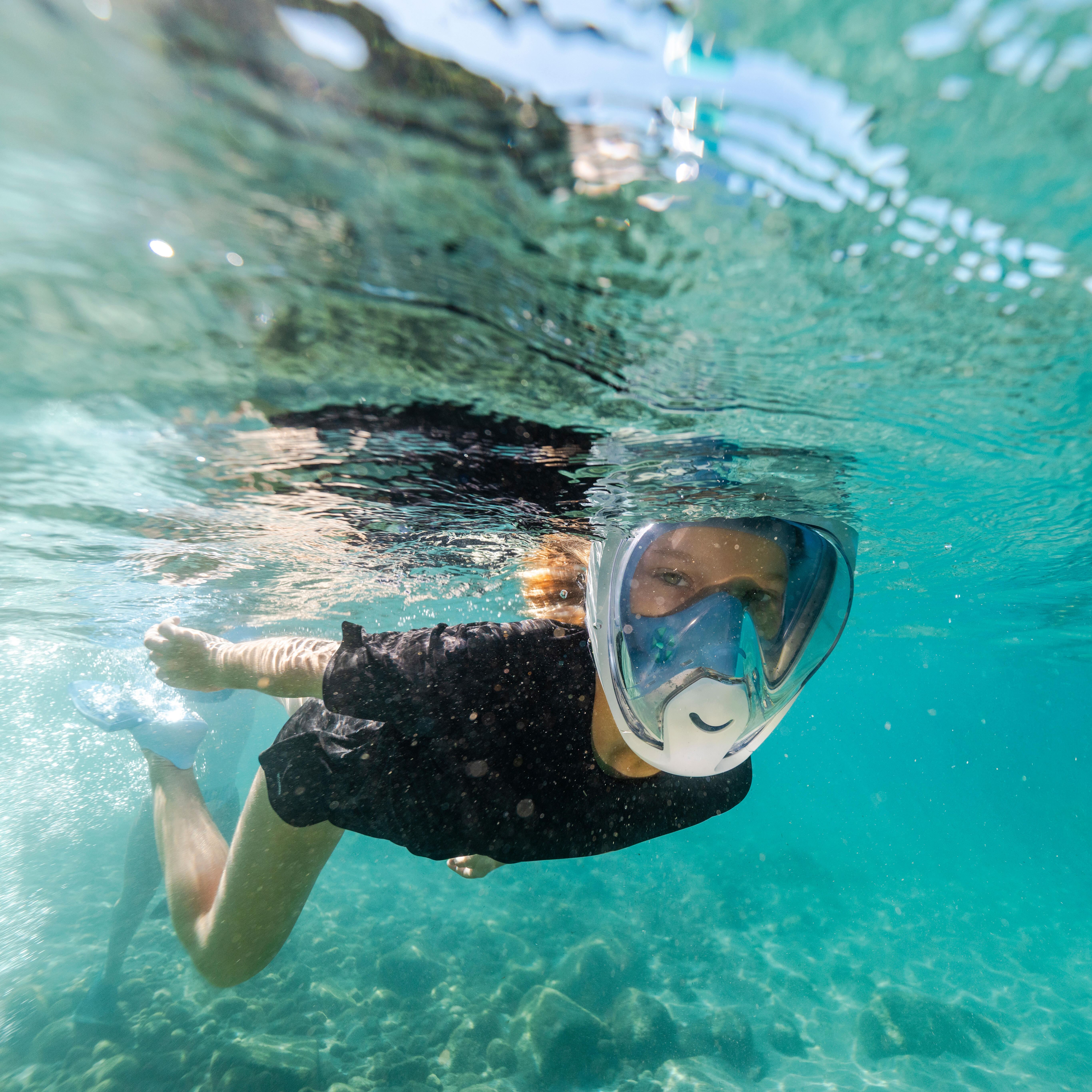 Masque de plongée enfant, Easybreath 6/10 - DECATHLON
