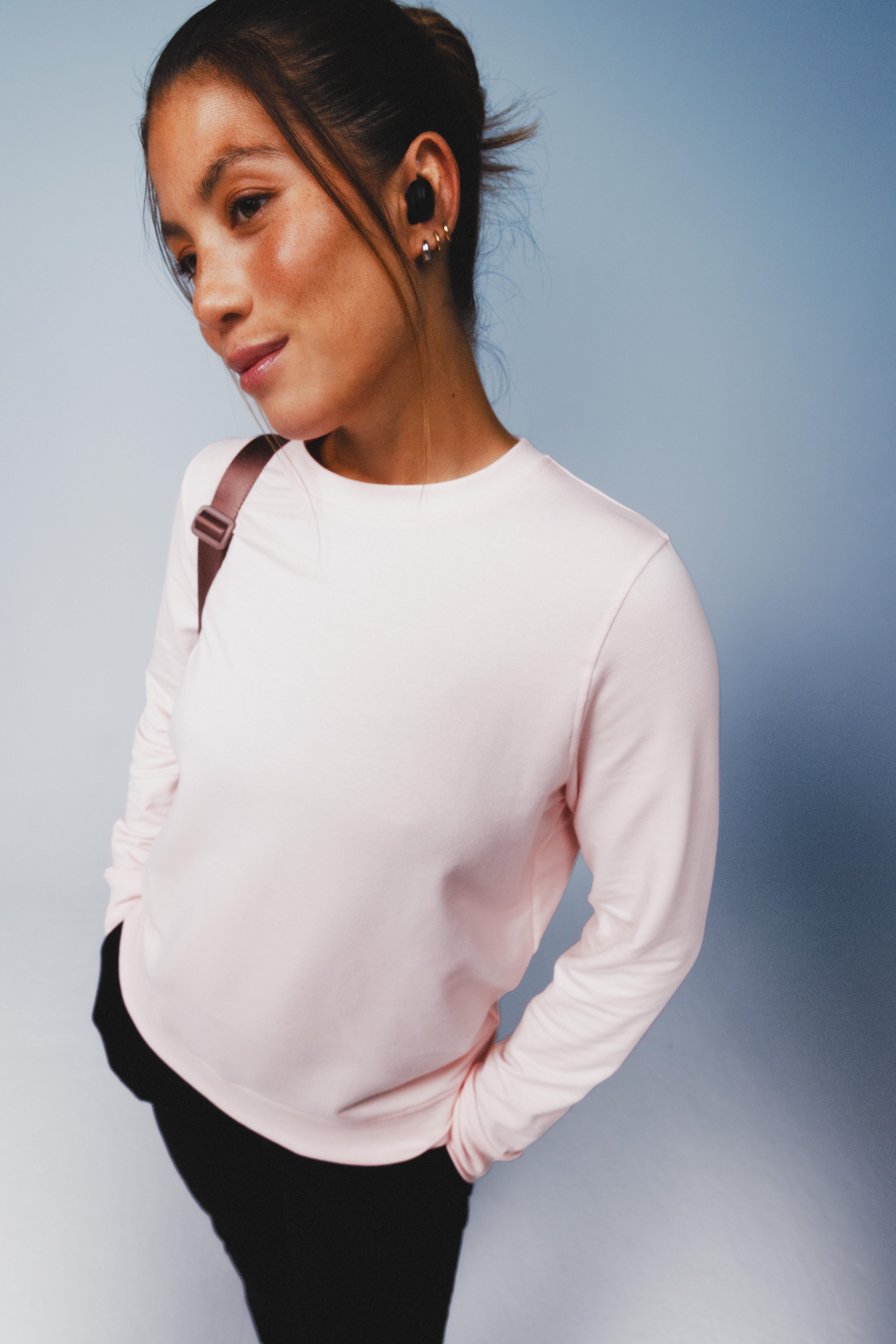 Sweat de training col rond femme - DOMYOS