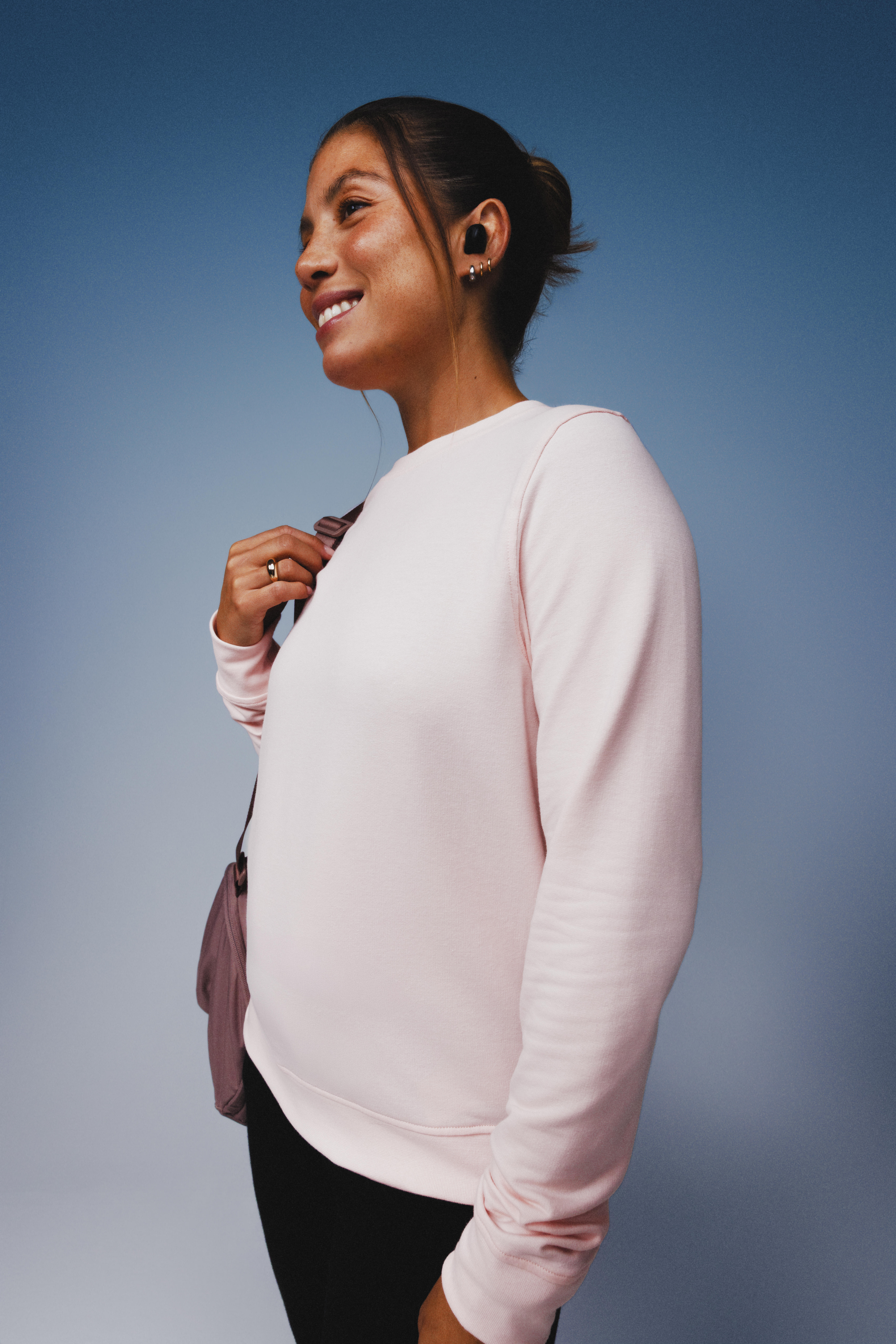 Sweat de training col rond femme - DOMYOS