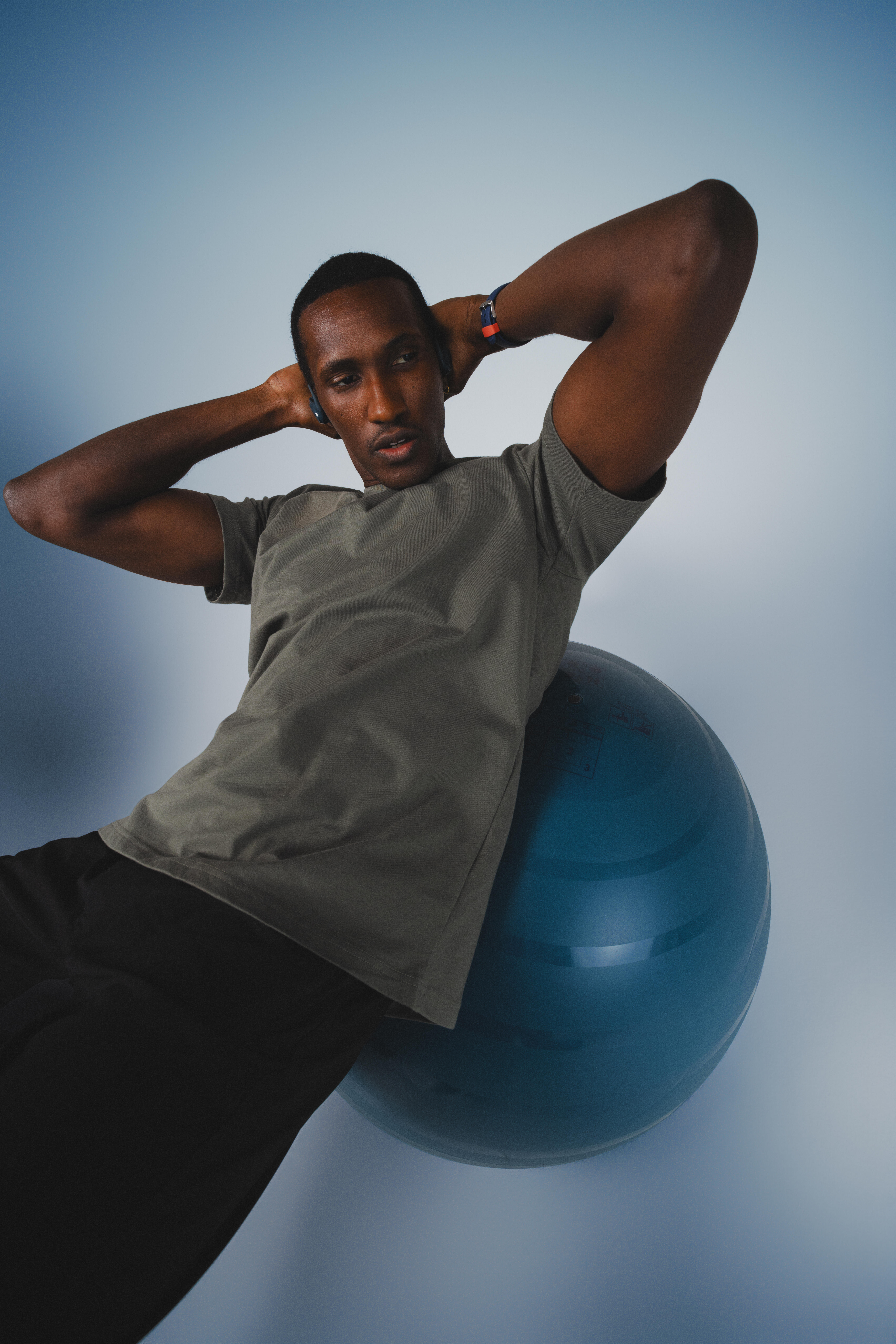 Men’s Fitness T-Shirt - Essentials 500 Grey - DOMYOS