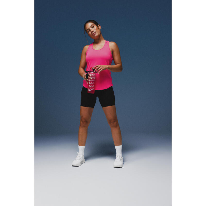 Kadın Sporcu Atleti - Fitness Cardio - Neon Pembe