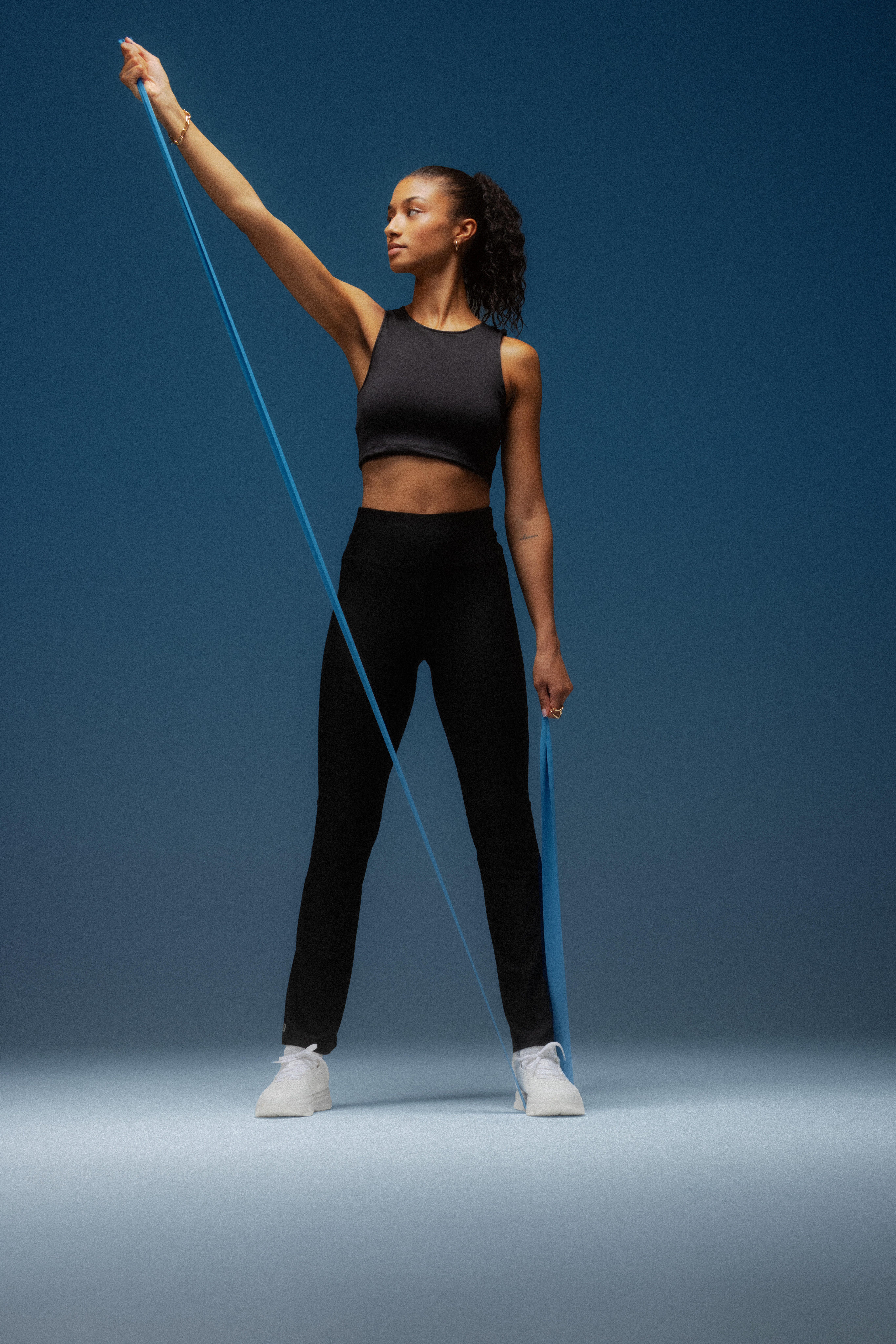 Legging d’entraînement bas et droit femme - DOMYOS