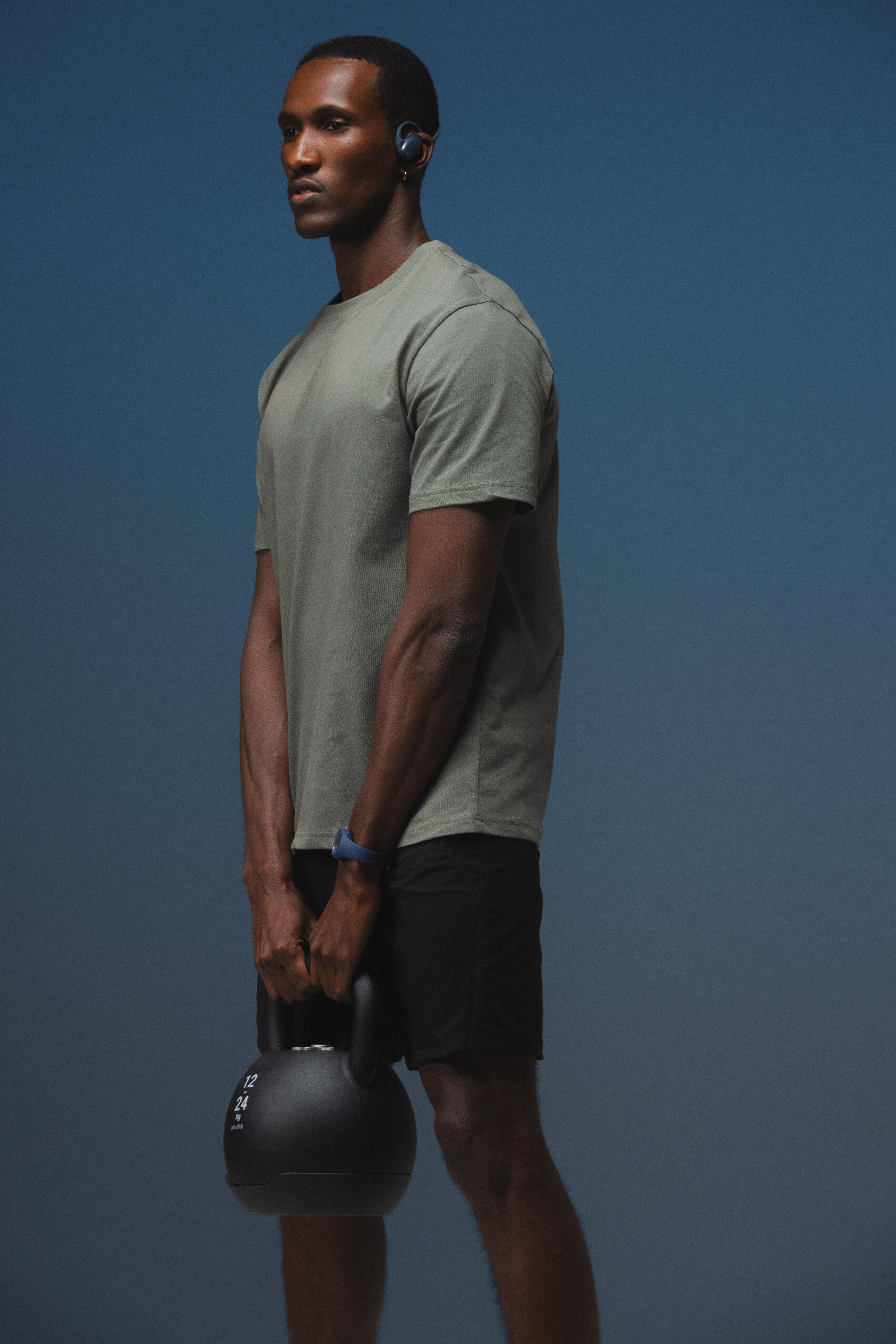 Men’s Fitness T-Shirt - Essentials 500 Grey - DOMYOS