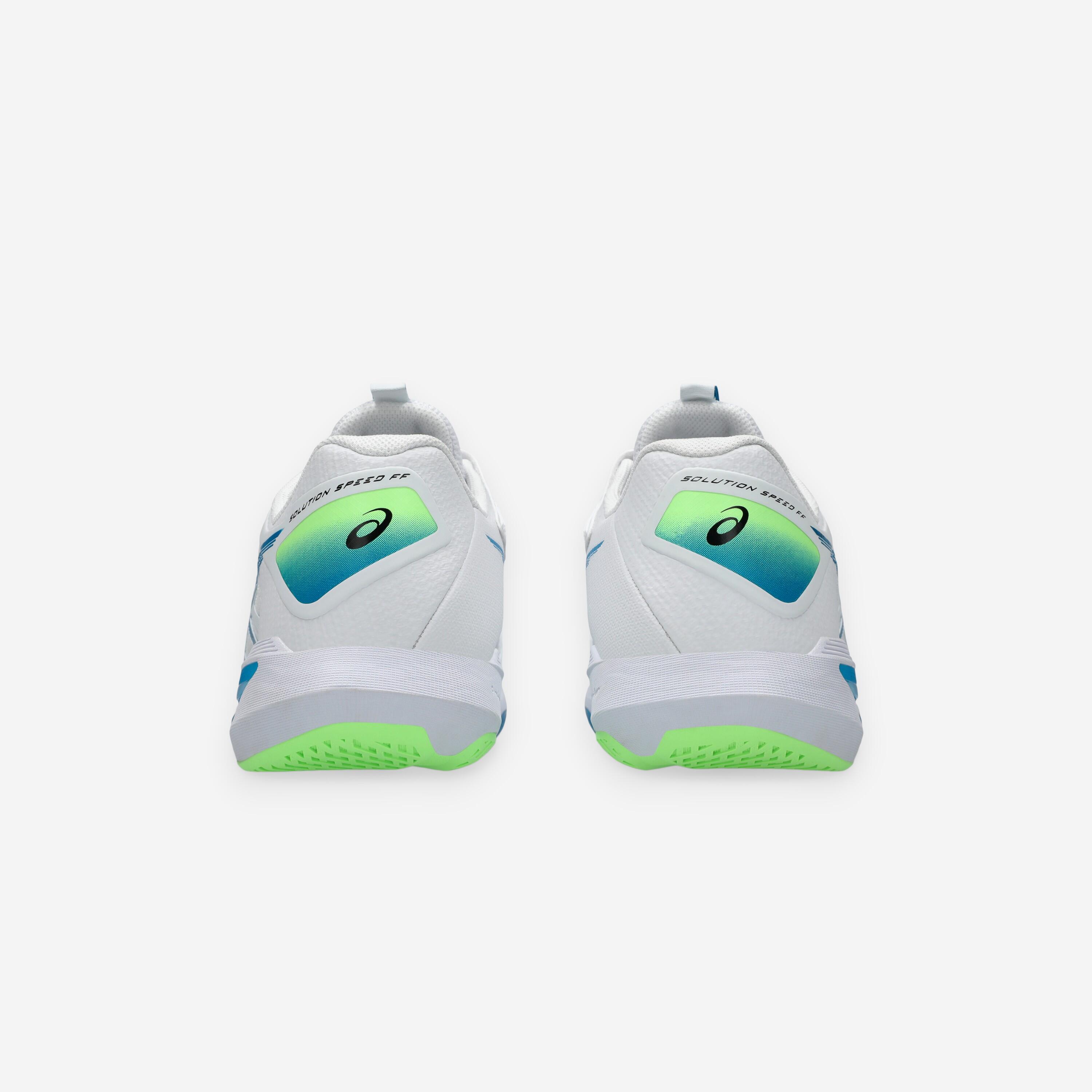 Chaussures de tennis multicourt homme, Solution Speed FF 4 blanc bleu 5/8