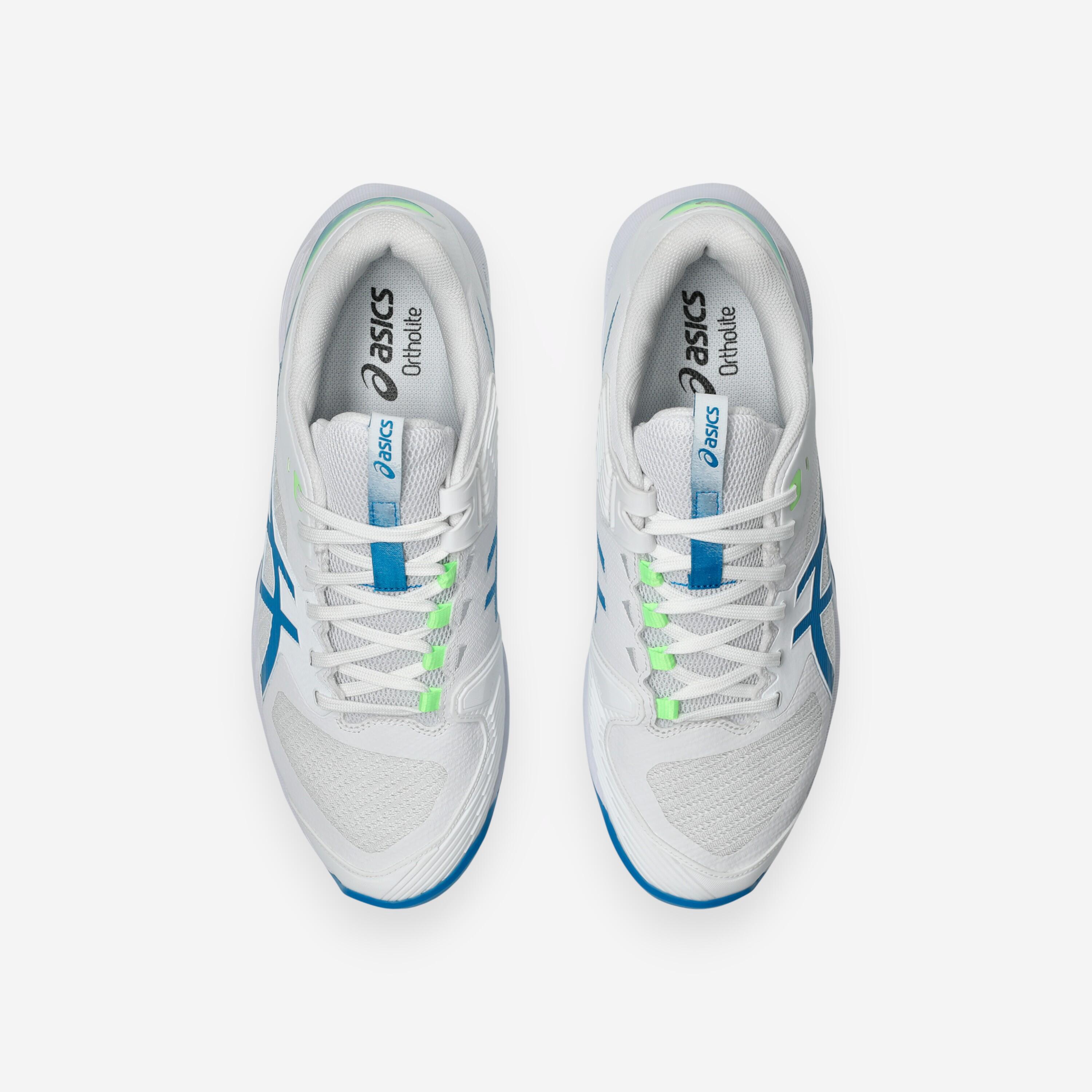 Chaussures de tennis multicourt homme, Solution Speed FF 4 blanc bleu 3/8