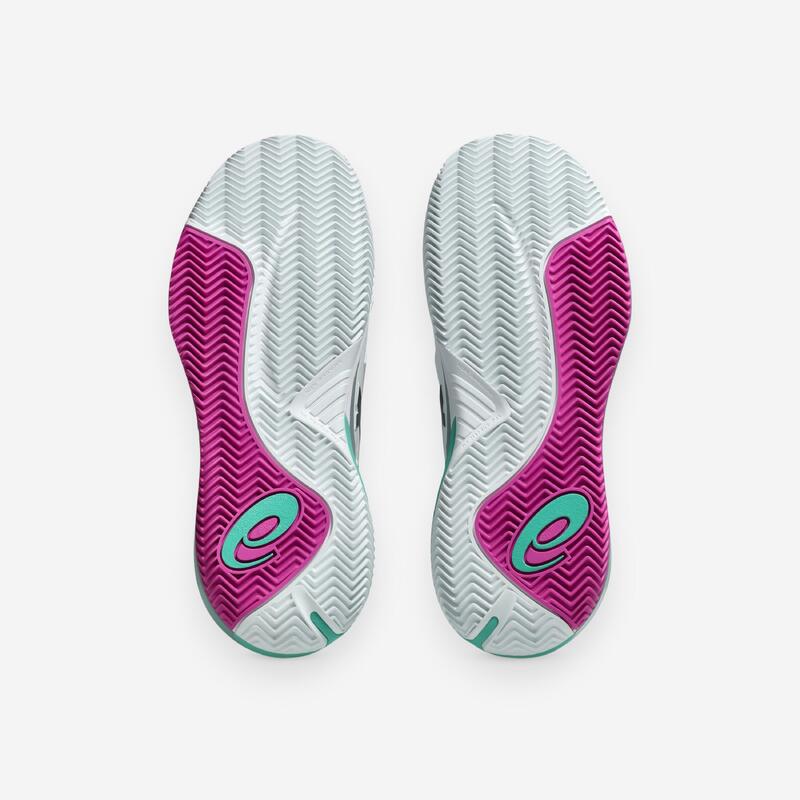 Încălțăminte de tenis pentru zgură Gel Resolution X alb negru roz bărbați