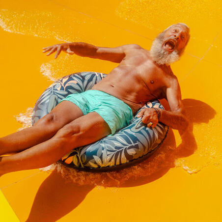 Шорти чоловічі Basic для плавання світло-зелені