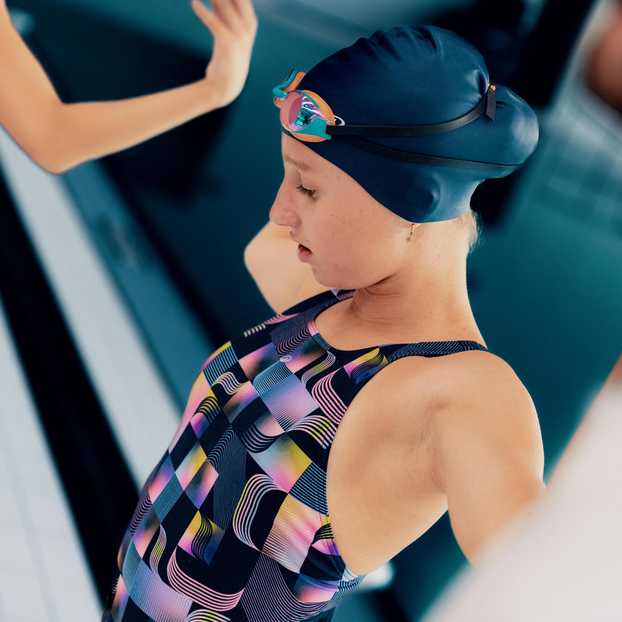 Maillot de natation 1 pièce fille, Kamiye - DECATHLON
