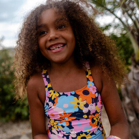 Купальник суцільний Vega для дівчат темно-синій