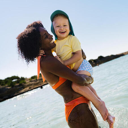 Футболка дитяча з УФ-захистом для плавання жовта