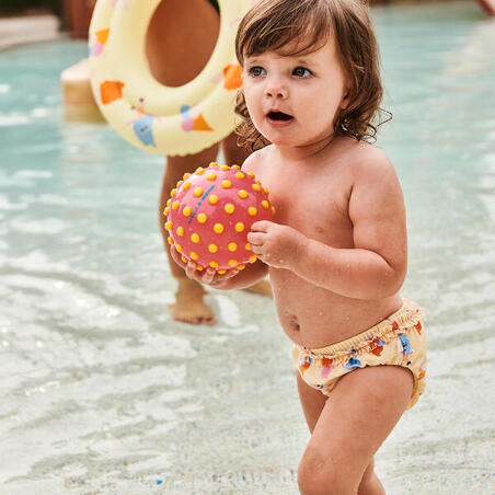 Плавки-підгузки багаторазові дитячі для плавання жовті