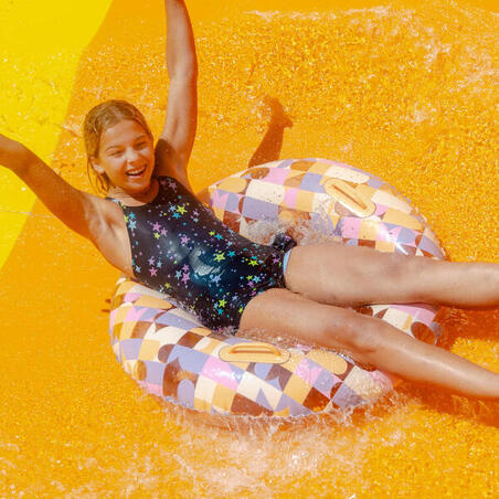 Купальник суцільний дитячий Lila зі спідницею чорний