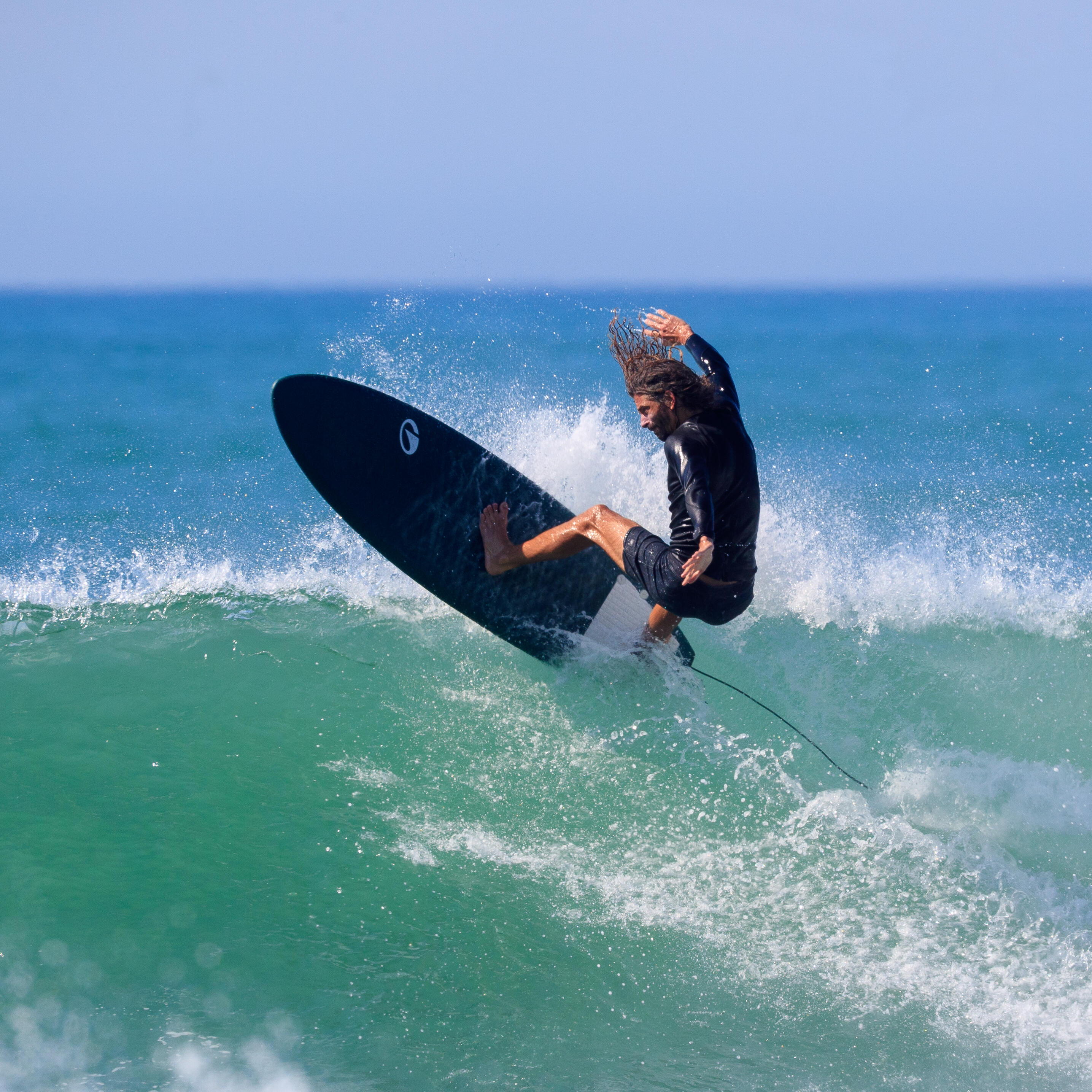 Tavola surf schiuma 500 SOFT RAD verde 12/14