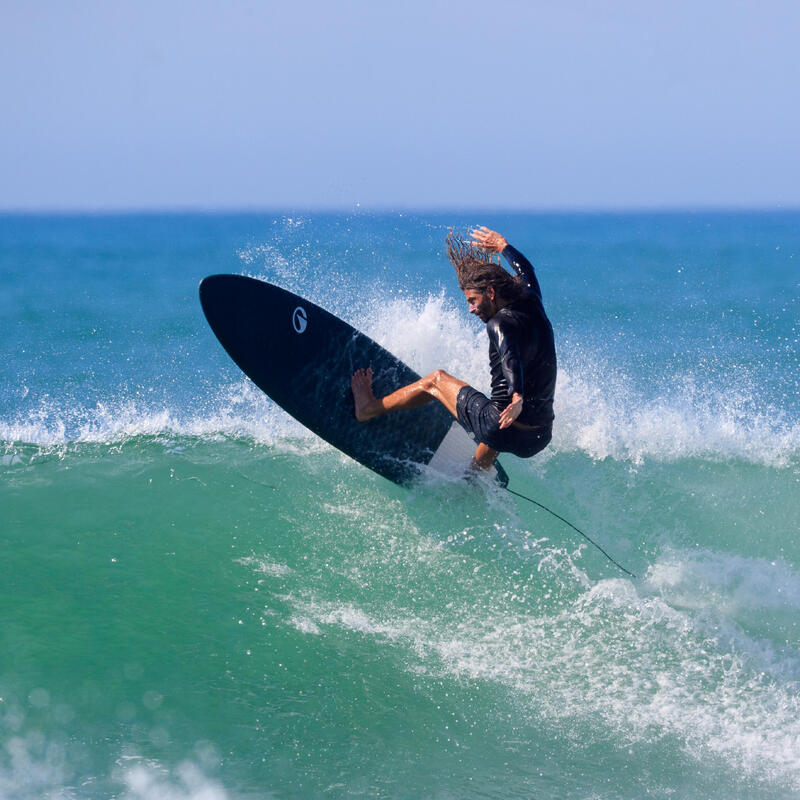 Placă de surf din spumă shortboard 6'2, 500 Soft RAD Verde brad