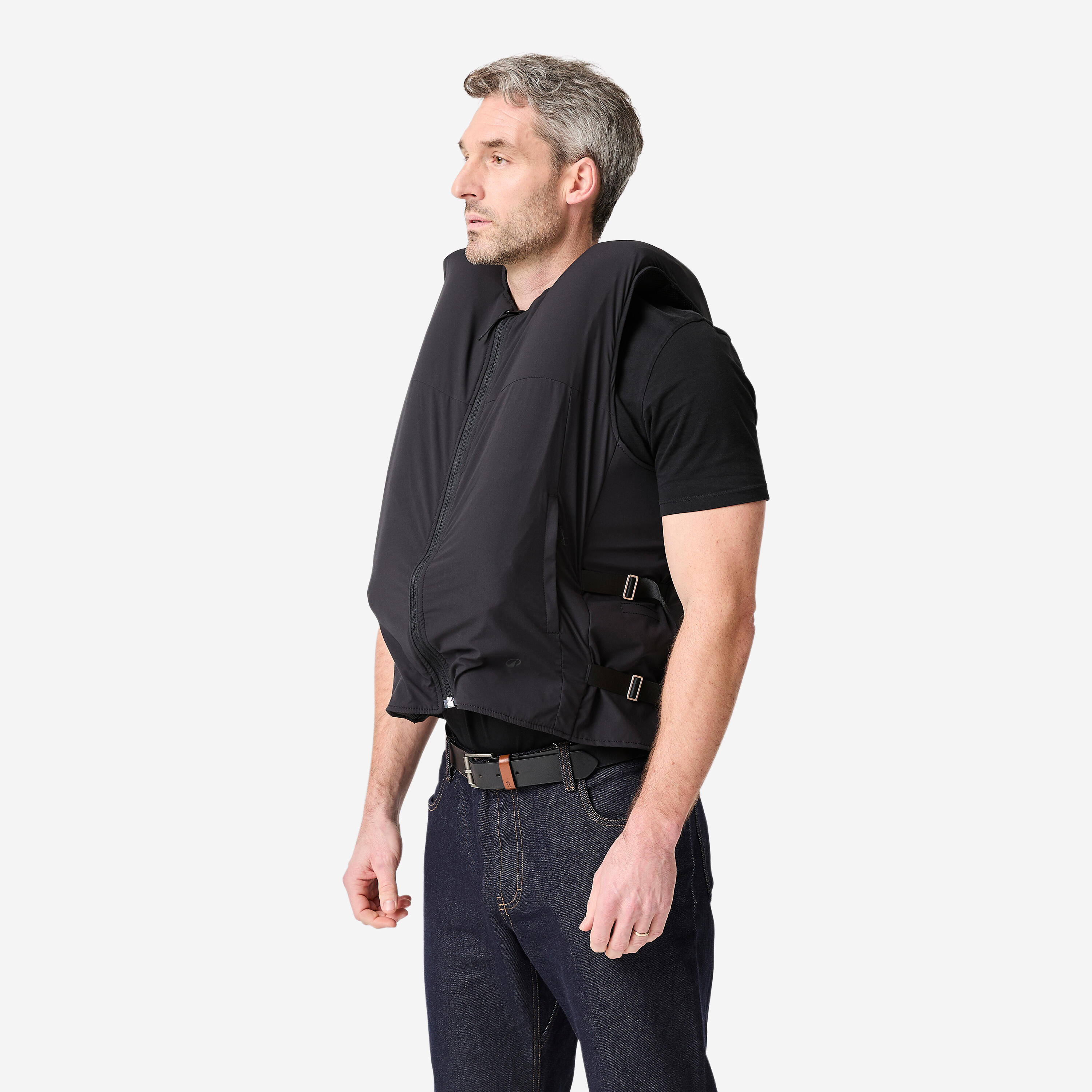 Airbag Weste elektronisch Fahrrad/Scooter Erwachsene schwarz 17/29