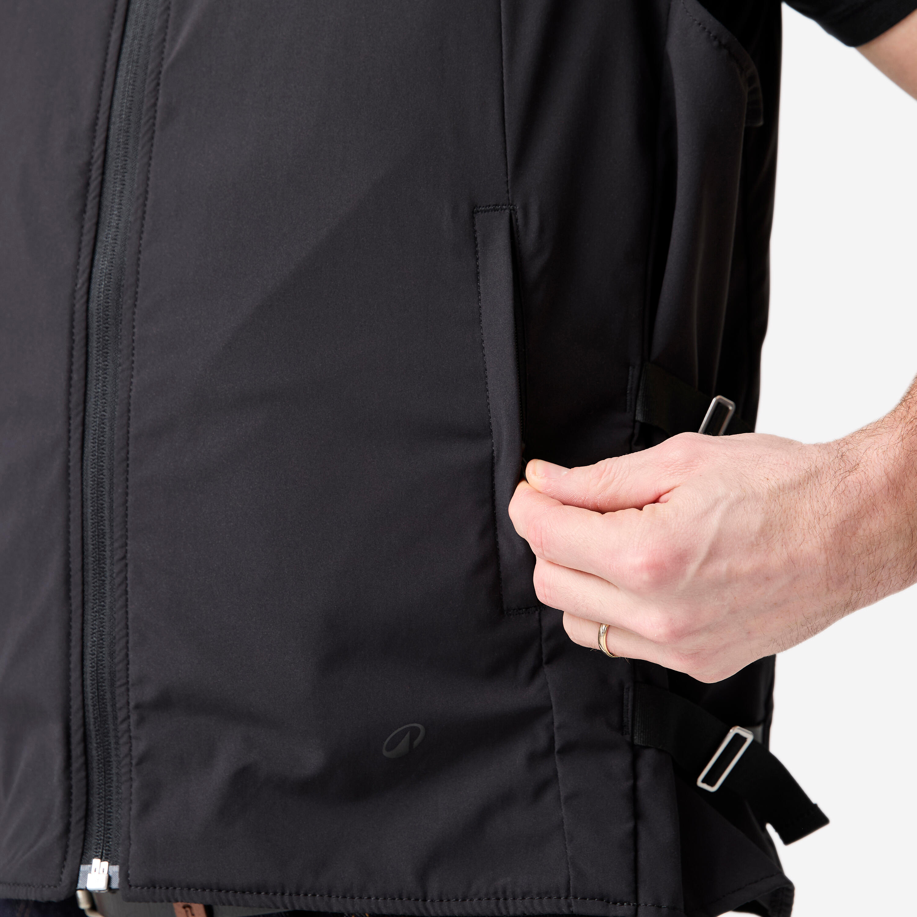 Airbag Weste elektronisch Fahrrad/Scooter Erwachsene schwarz 16/29