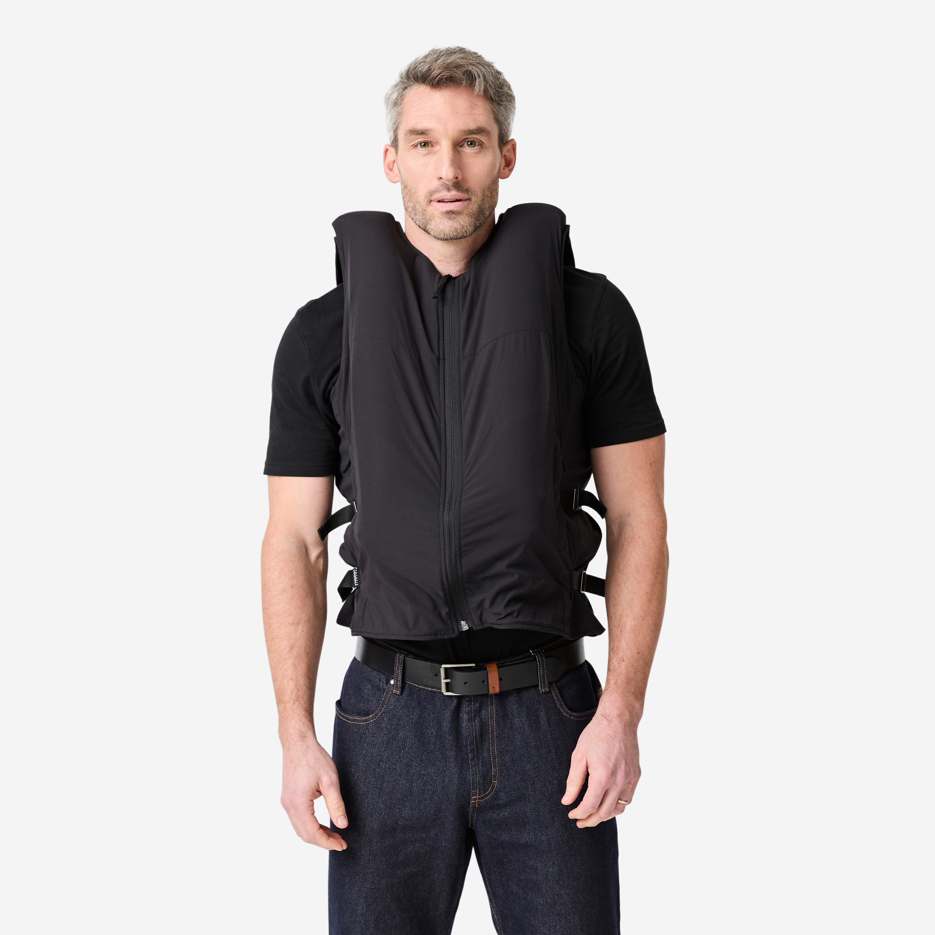 Colete Airbag Eletrónico para Bicicleta e Trotinete Adulto Preto 5/11
