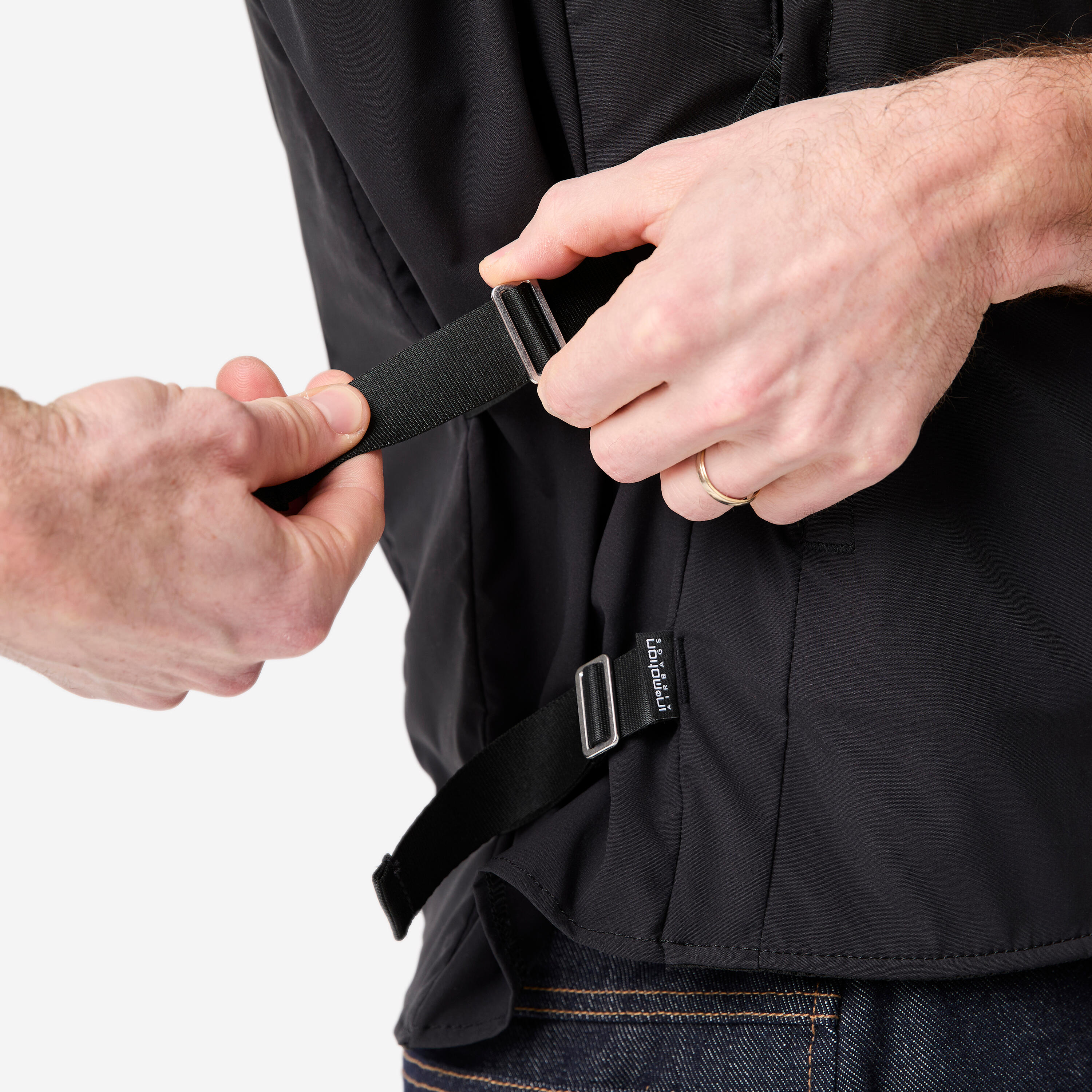 Colete Airbag Eletrónico para Bicicleta e Trotinete Adulto Preto 8/11