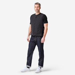 Gilet Airbag électronique pour vélo et trottinette adulte noir