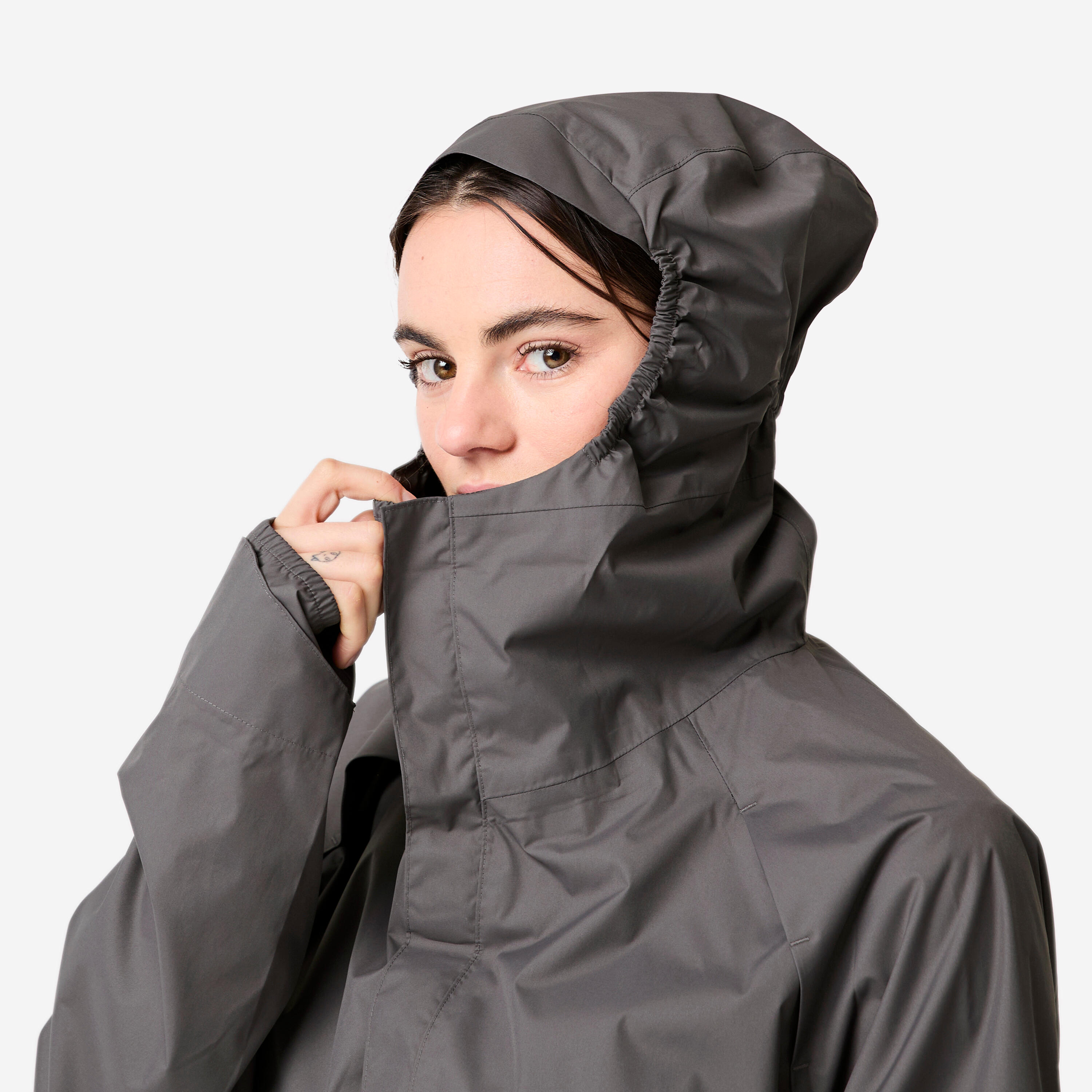 Poncho de vélo de ville imperméable visibilité de nuit, 540 7/15