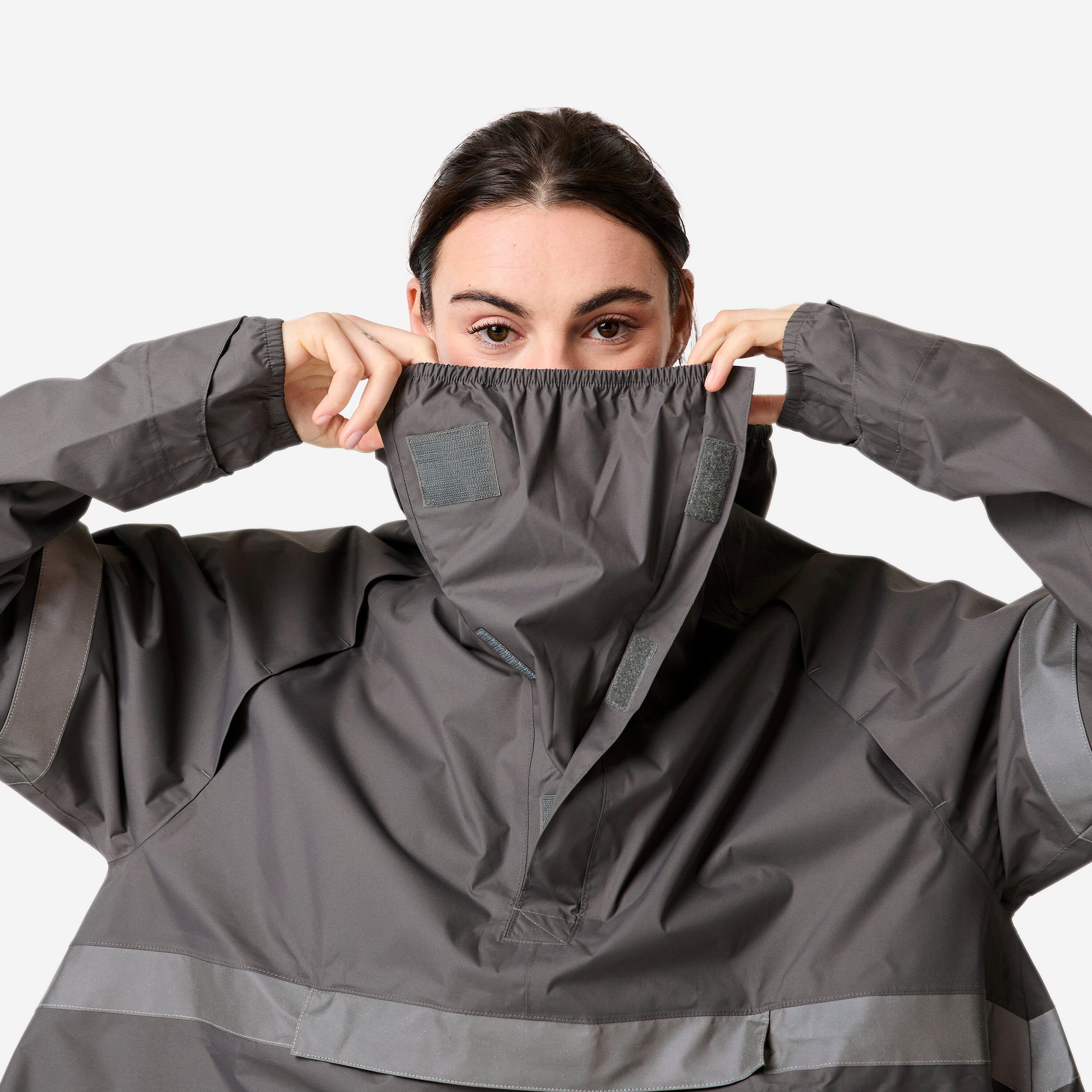 Poncho de vélo de ville imperméable visibilité de nuit, 540 8/15