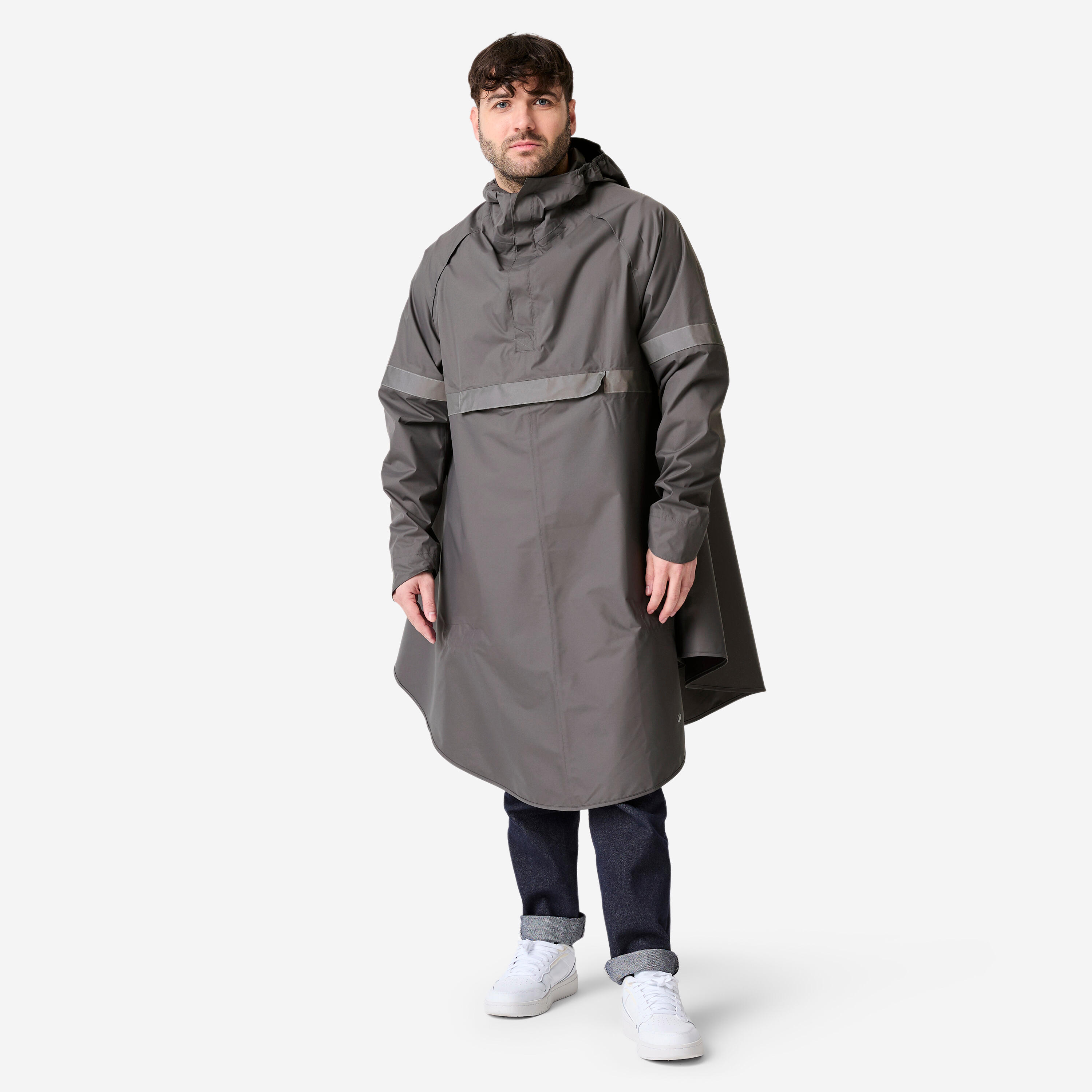 Poncho de vélo de ville imperméable visibilité de nuit, 540 4/15